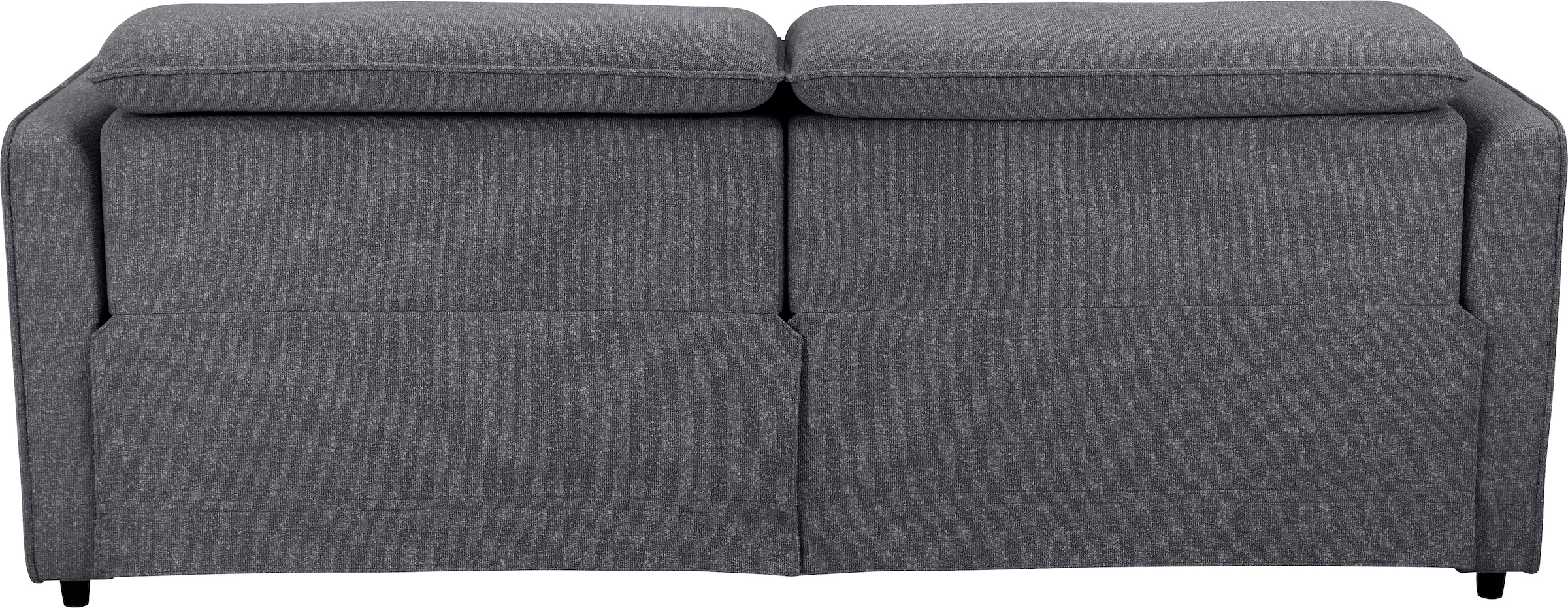 INOSIGN 2-Sitzer »KYLLY, XXL (208 cm) elektrische Relax- und Liegefunktion in 2 Sitzen«, Mega-Sofa, Kopfteilverstellung, USB A/ C, Federkern, Feinstruktur