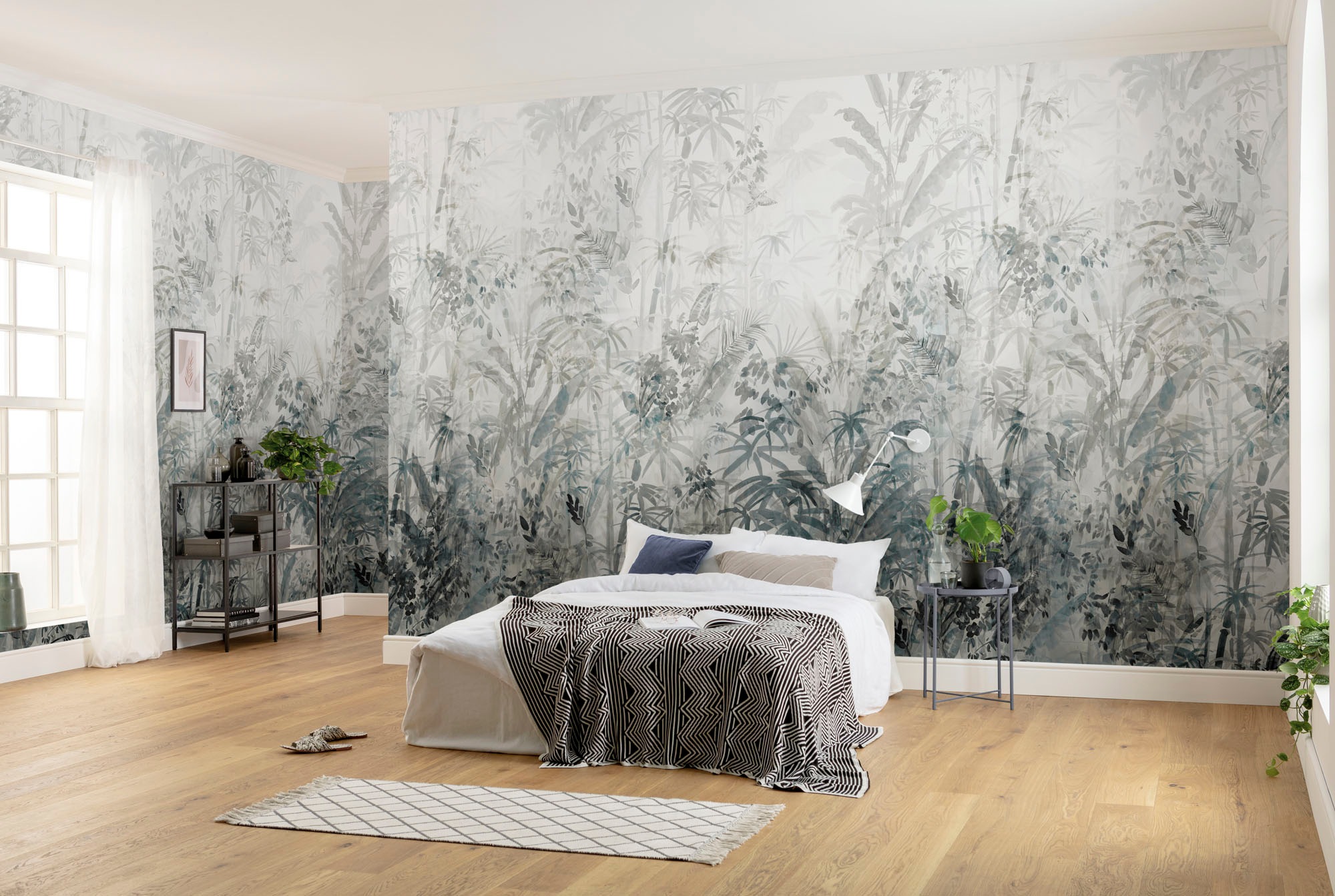 Komar Vliestapete »Digitaldruck Vlies - Wondrous Watermarks - Größe 300 x 250 cm«, bedruckt, Wohnzimmer, Schlafzimmer