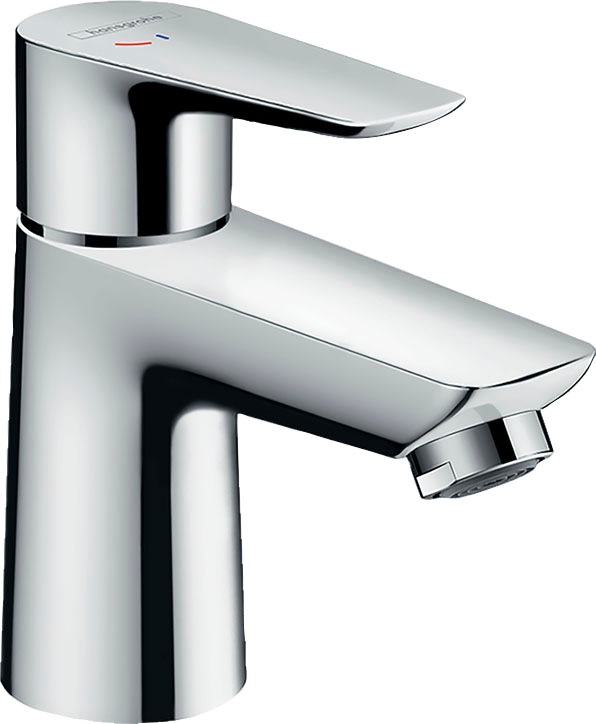 hansgrohe Waschtischarmatur »Talis E«, 80cm, CoolStart mit Zugstangen-Ablaufgarnitur, chrom