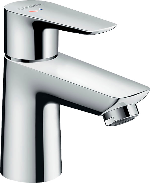 hansgrohe Waschtischarmatur "Talis E", 80cm, CoolStart mit Zugstangen-Ablaufgarnitur, chrom