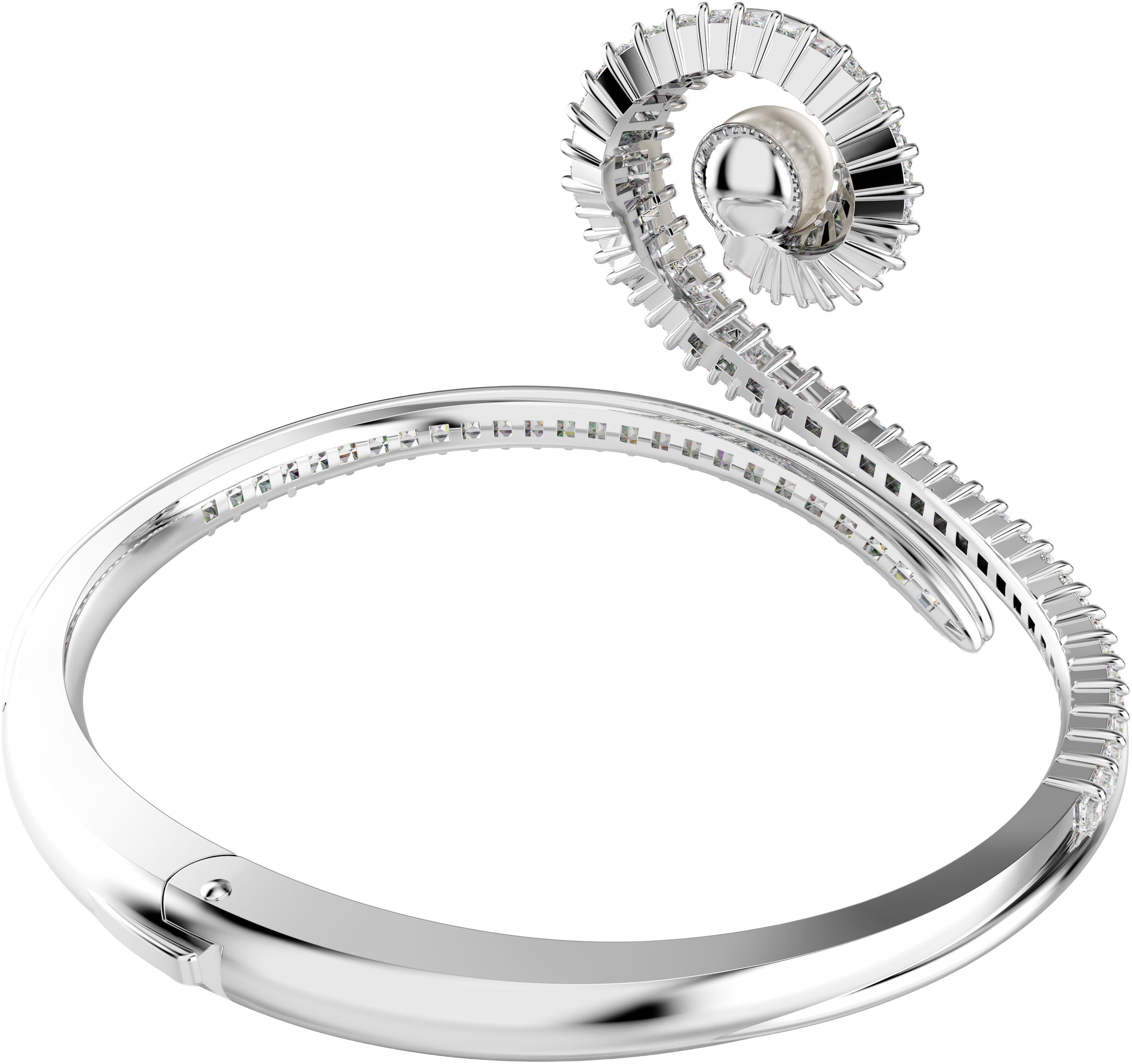 Swarovski Armspange »Schmuck Geschenk Ariana Grande Armreif Herz, 5720864, 5720863, 5720862«, mit Swarovski® Kristall - mit Swarovski® Perle
