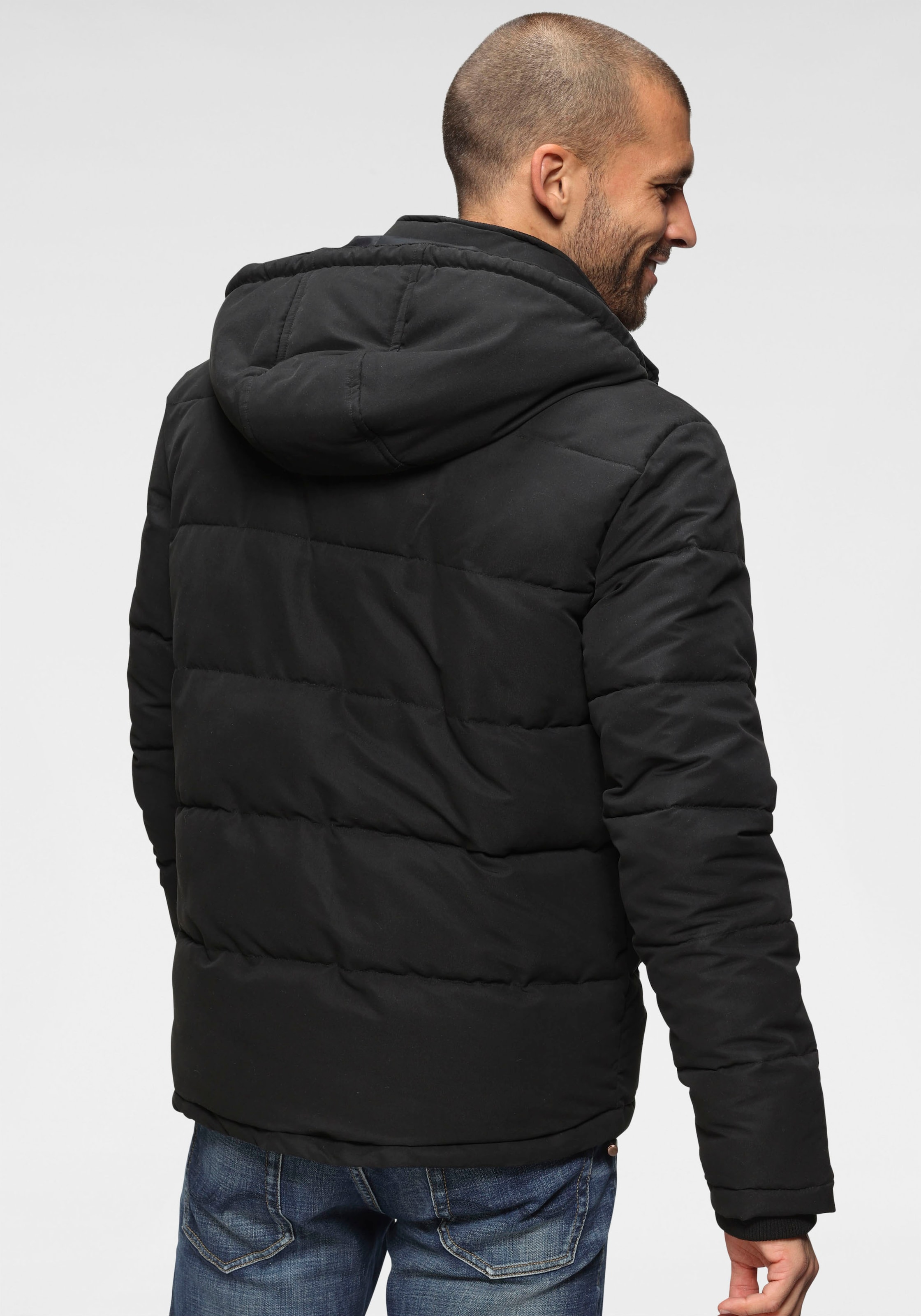 Bruno Banani Steppjacke, mit Kapuze, leicht, wasserabweisend, modischer Sti günstig online kaufen