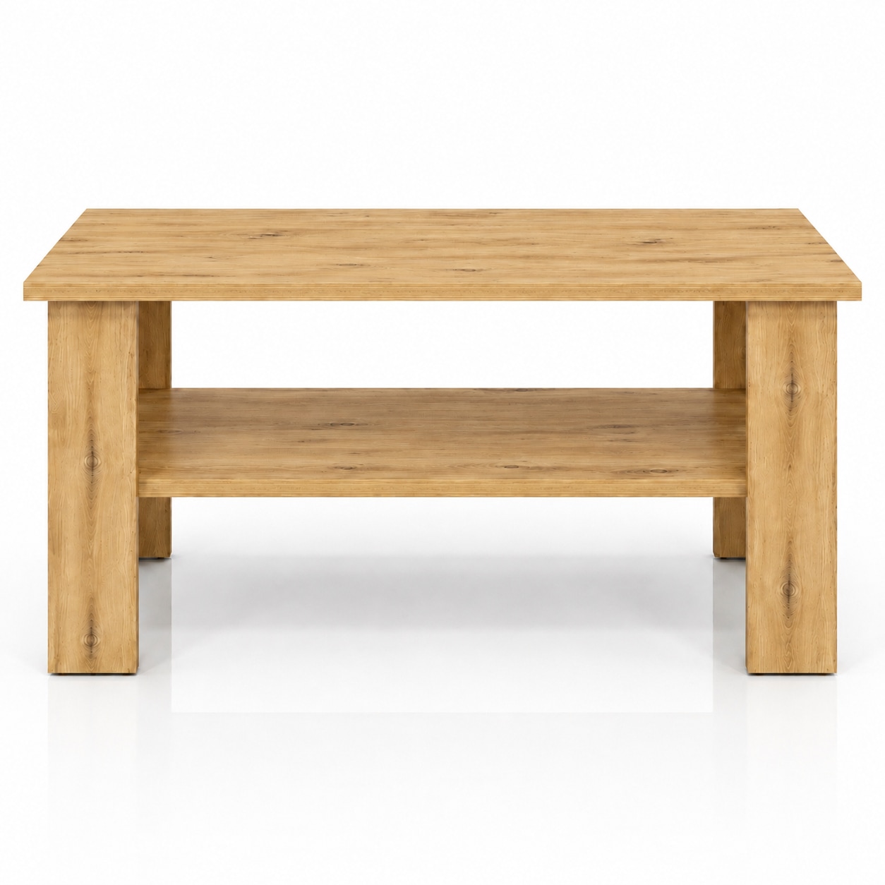 OTTO home Couchtisch "CT 2 Wohnzimmertisch, Sofatisch, Beistelltisch, Kaffeetisch" Mit Ablage, quadratisch/rechteckig, weiß Hochglanz oder Artisan-Dekor