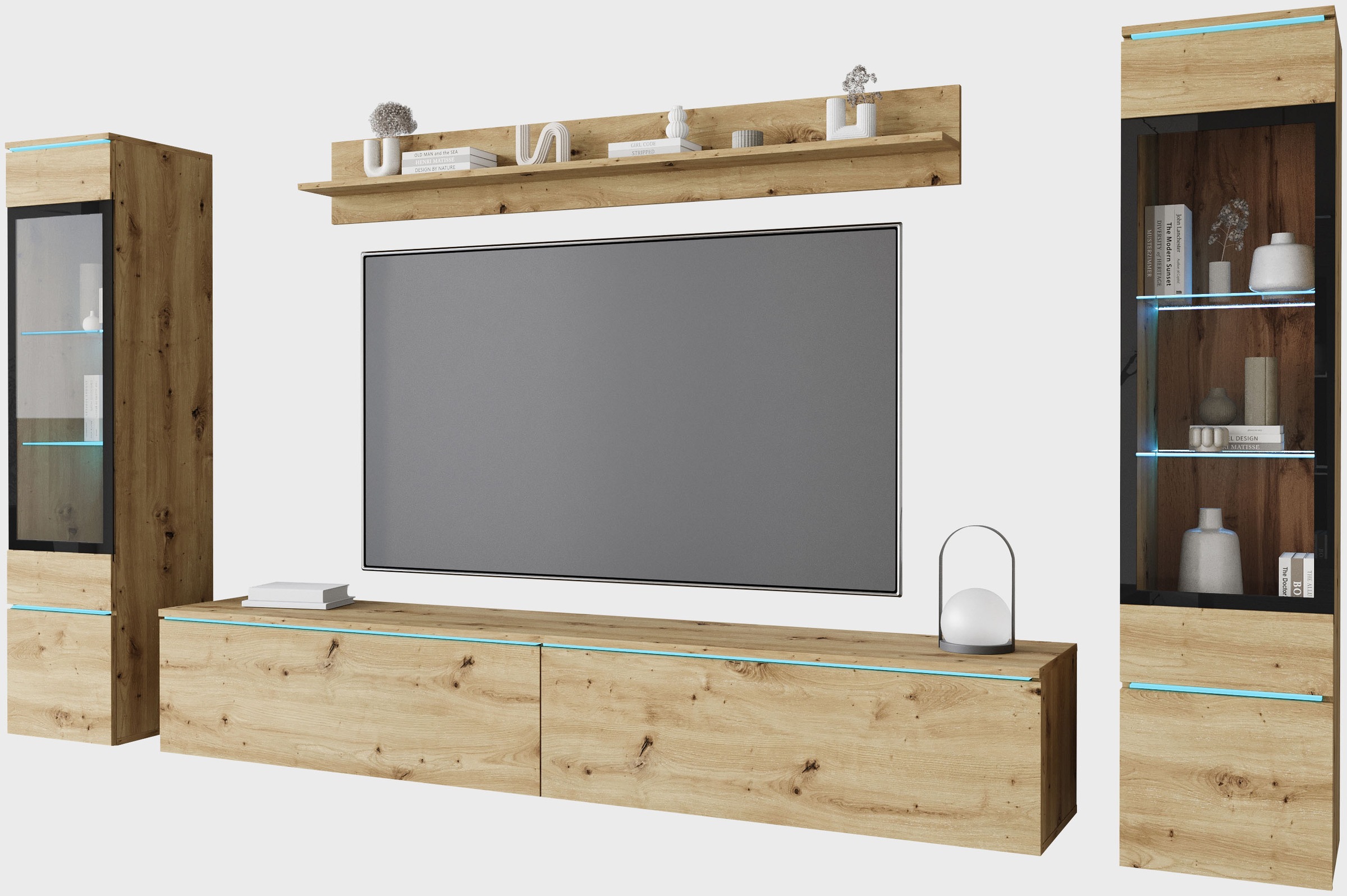 INOSIGN Wohnwand "VERA II" Komplett-Set, 4 Stk. tlg. günstig online kaufen