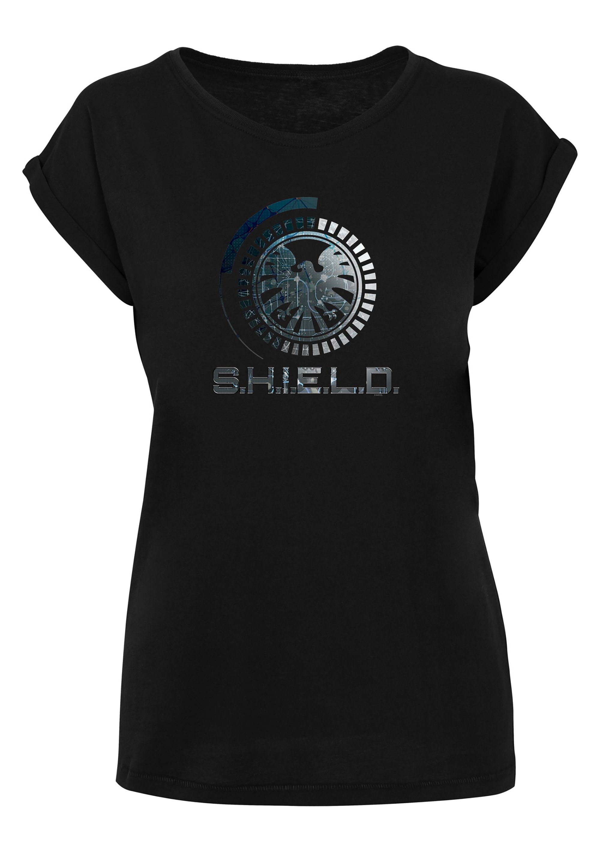 F4NT4STIC T-Shirt »Marvel Avengers Shield Circuits«, Damen,Premium Merch,Regular-Fit,Kurze Ärmel,Logo Print