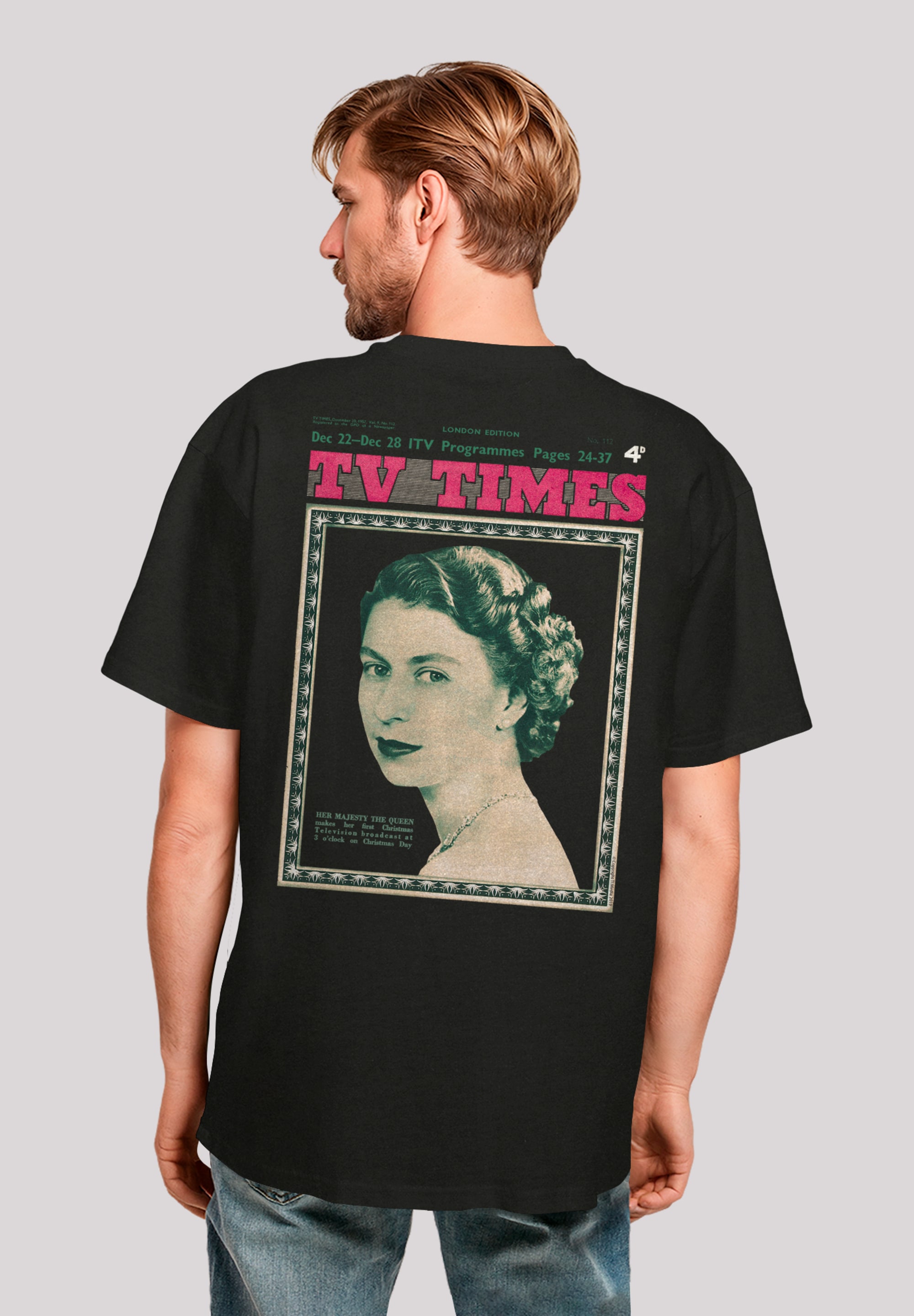 F4NT4STIC T-Shirt "TV Times Queen Elizabeth II 1957 Cover", Premium Qualitä günstig online kaufen