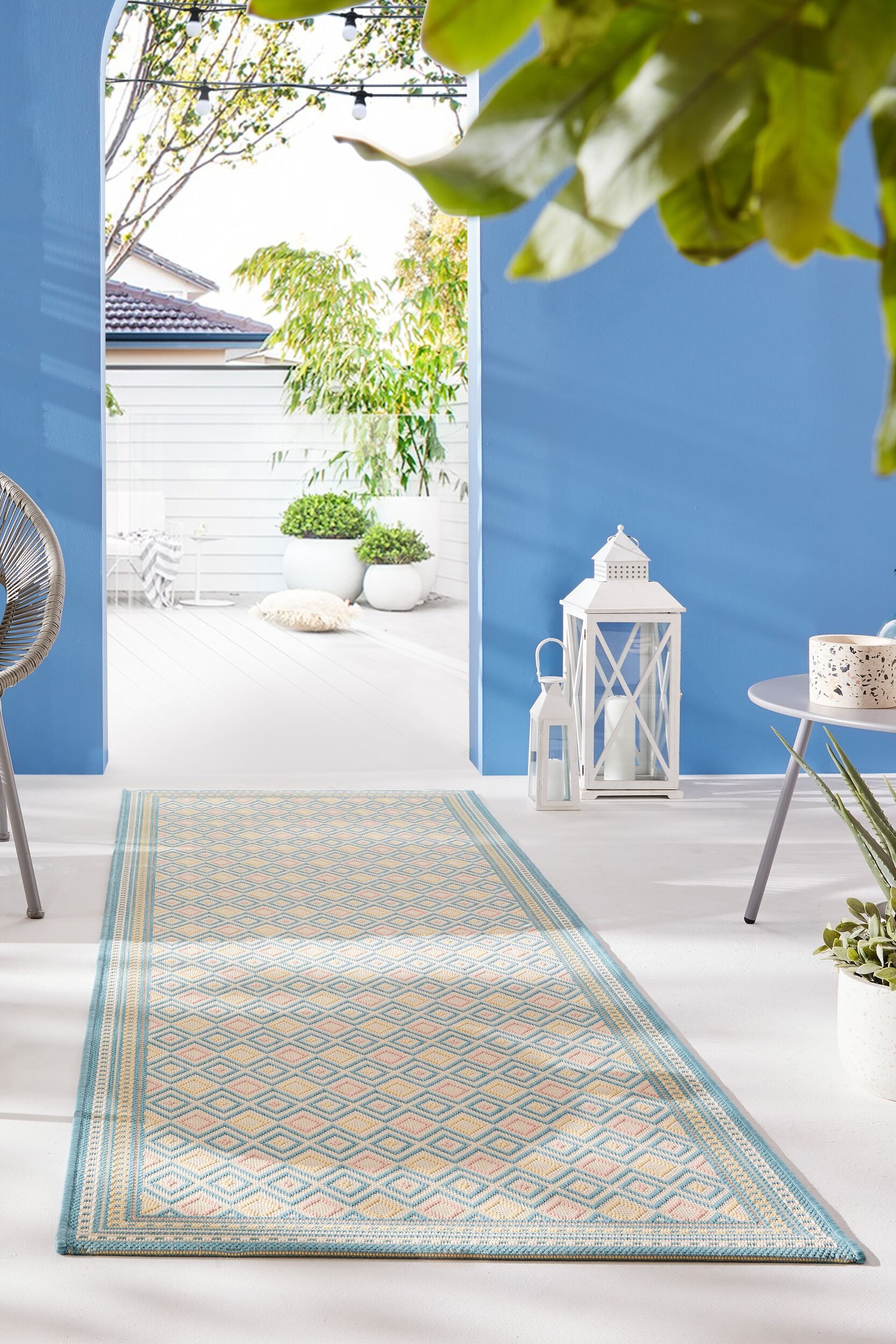 FLAIR RUGS Teppich "Coast, für drinnen und draußen" rechteckig 3 mm Höhe Ou günstig online kaufen