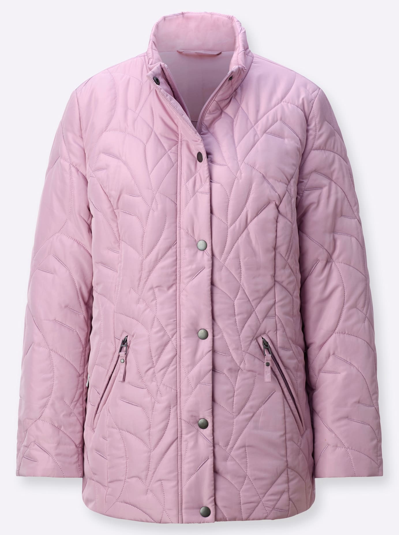 Classic Women's Quilted Jacket Purple 46 3