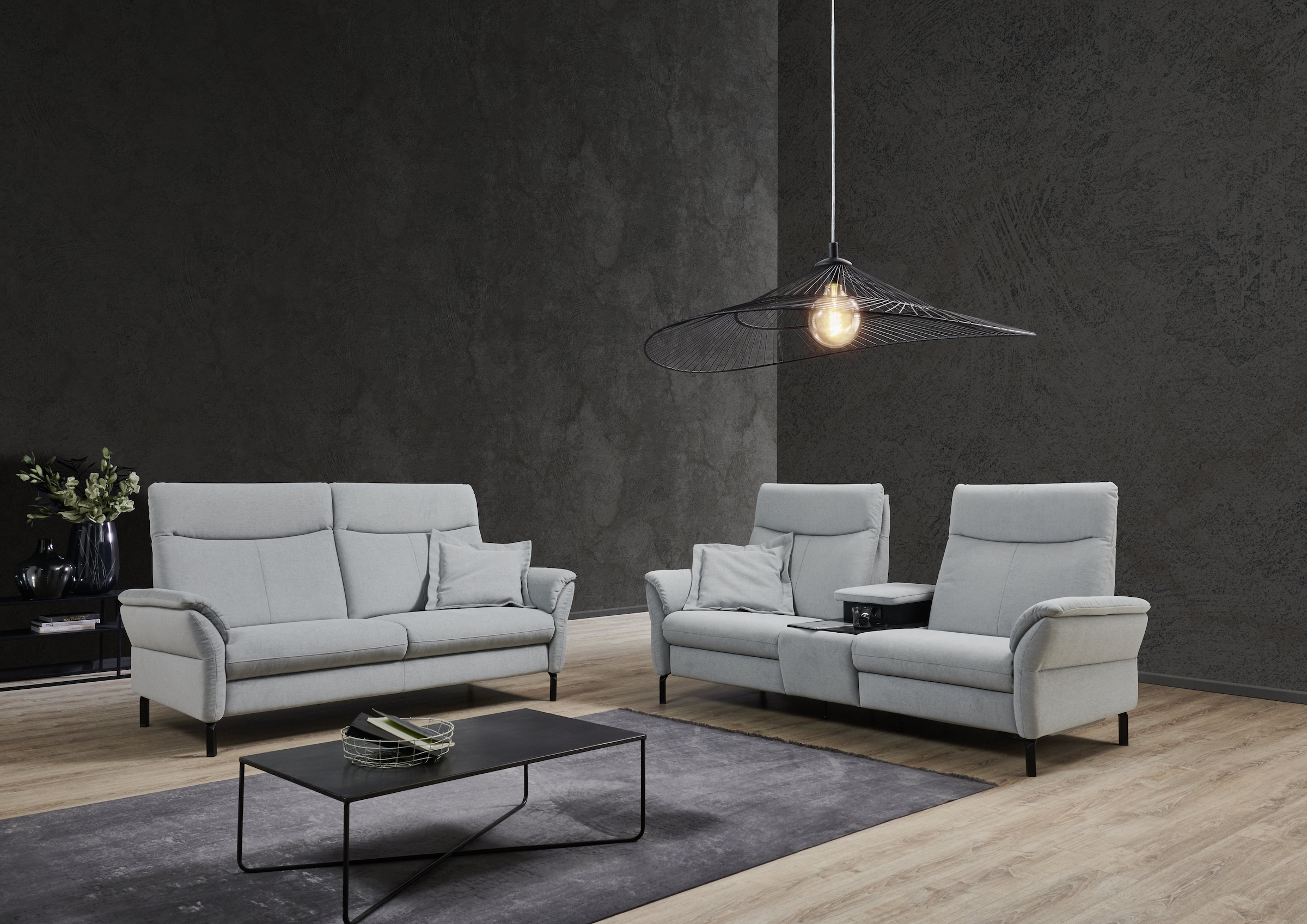 Home affaire "Sisto, inklusive 2x Relaxfunktion motorisch mit Herz-Waage-Be günstig online kaufen