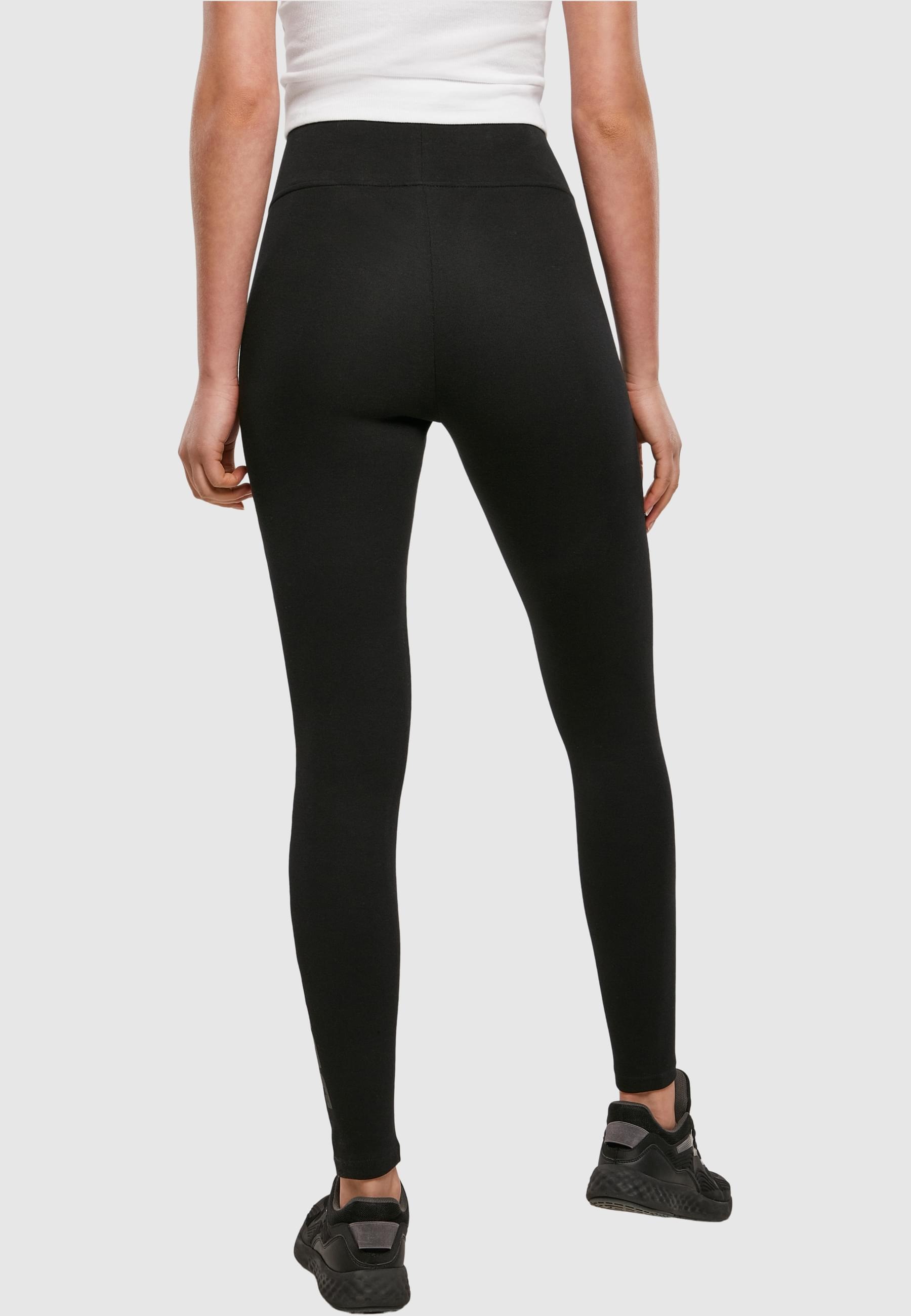 URBAN CLASSICS Leggings »Urban Classics Damen Ladies High Waist Branded Leggings«, (1 tlg.)
