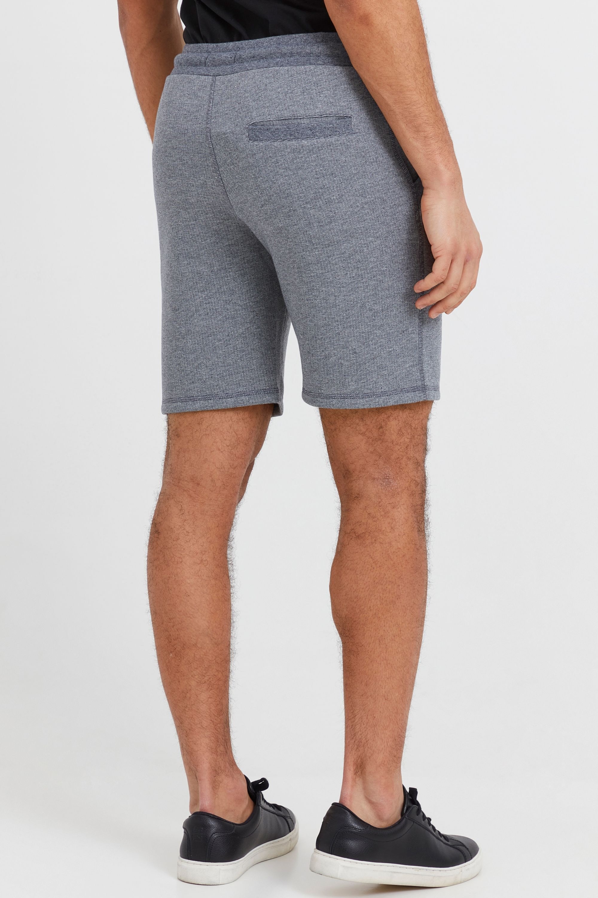 !solid Sweatshorts SOLID "Sweatshorts SDNafko", Herren, Gr. L, N-Gr, blau (insignia blau melange), Obermaterial: 55% Baumwolle CO. 45% Polyester PES., Hosen Sweatshorts 3