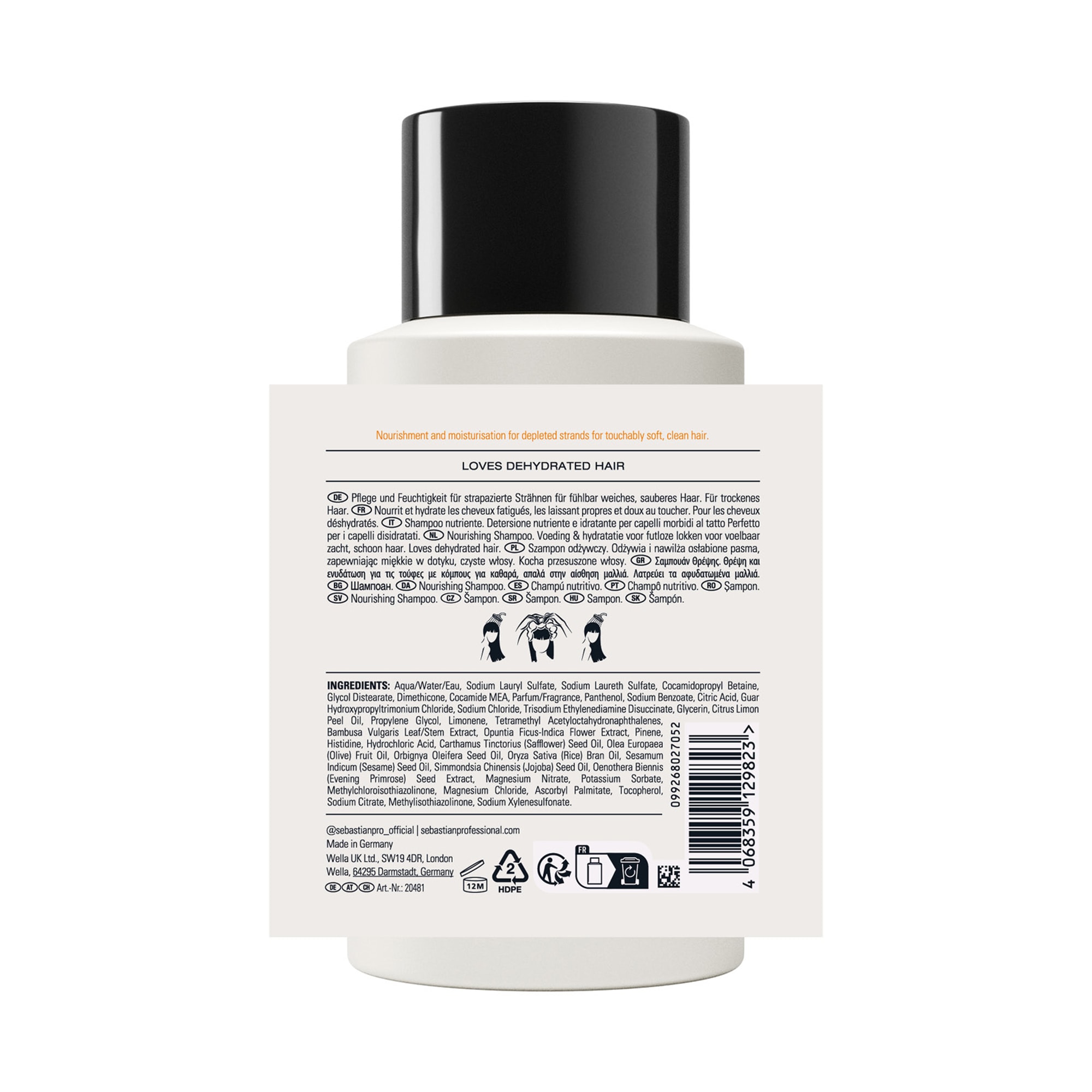 Sebastian Professional Haarshampoo »Potion 9 Shampoo« für die tägliche Reinigung, regenerierende und reparierende Pflege