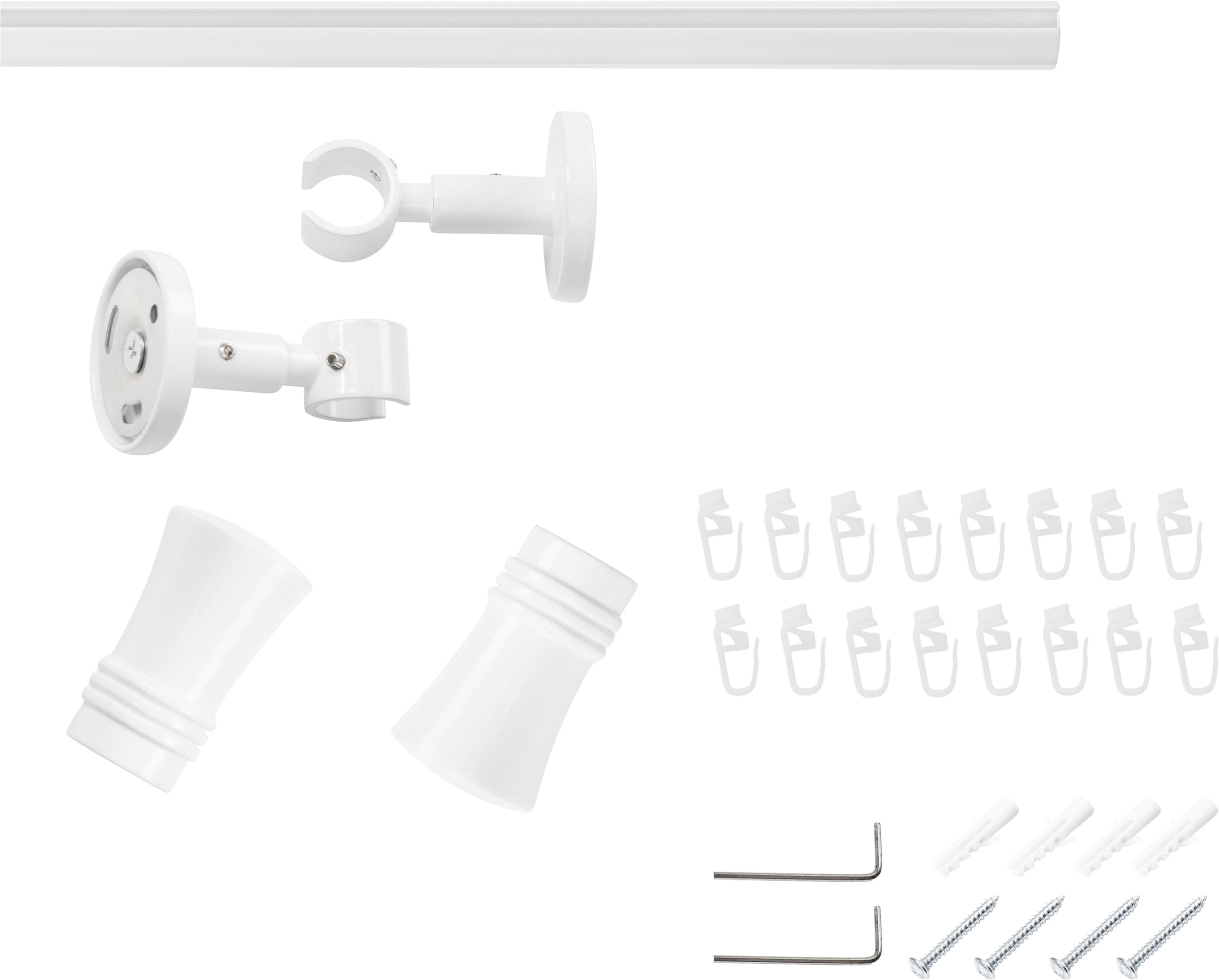 SN DECO GROUP »Gardinenstange Innenlauf Lyon Ø 19 mm, 1-läufig, Fixmaß« Ø 19 mm Fixmaß;kürzbar