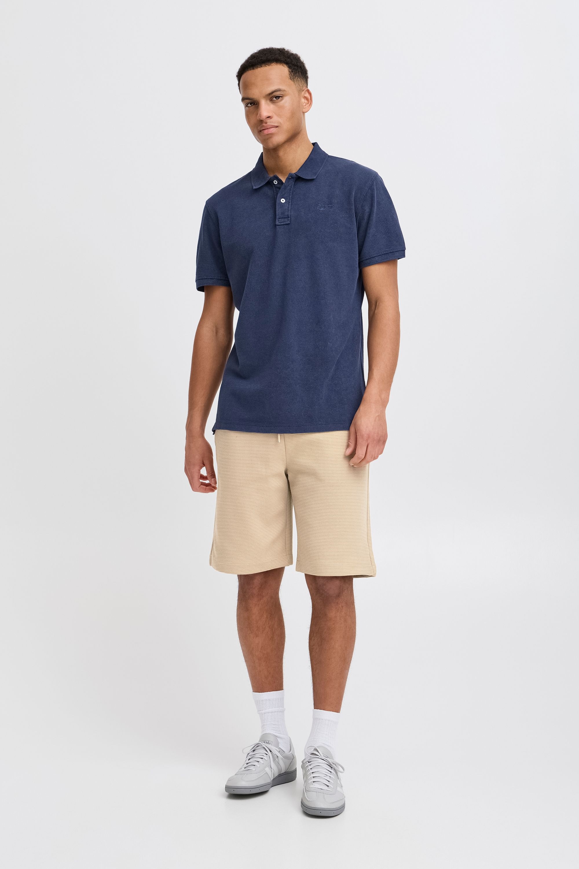 Sweatshorts BLEND "Sweatshorts BHCASPER", Herren, Gr. XXL, N-Gr, braun (cornstalk), Obermaterial: 60% Baumwolle CO. 40% Polyester PES., Hosen Sweatshorts 2