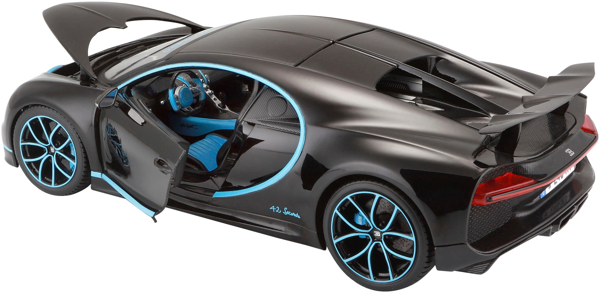 Bburago Sammlerauto »Bugatti Chiron - World Record 0-400-0 km in 42 Sek.«, 1:18
