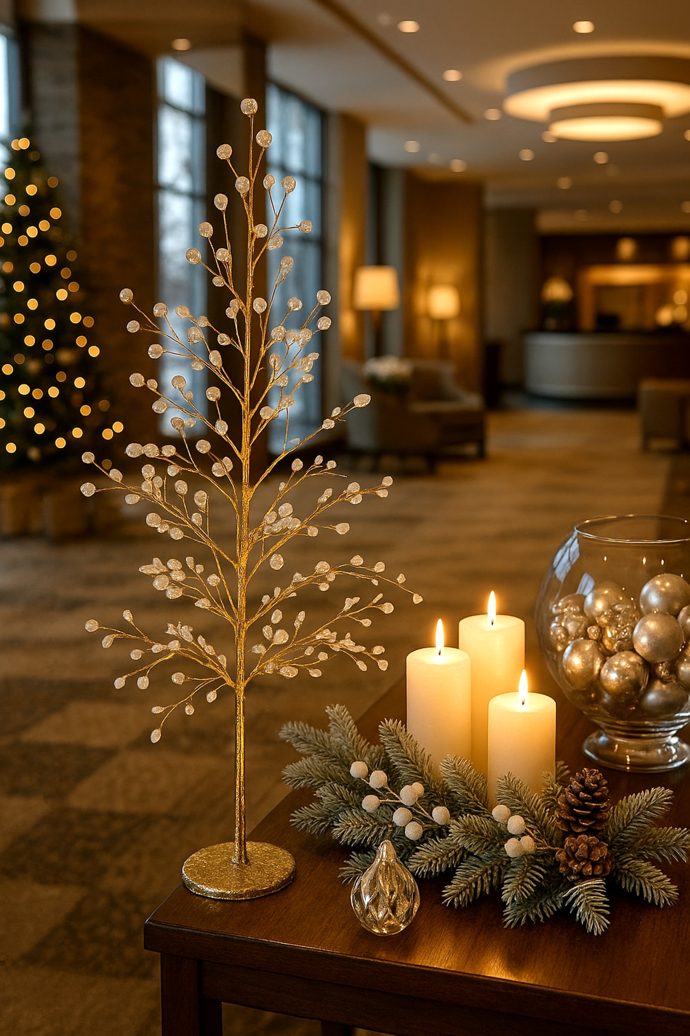 I.GE.A. Kunstbaum »Dekobaum mit Acryl-Steinchen«