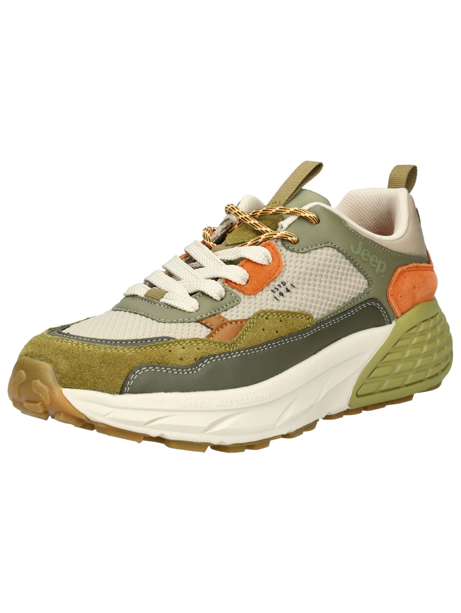 Jeep Sneaker "Jeep Sneaker Lederimitat/Textil" günstig online kaufen