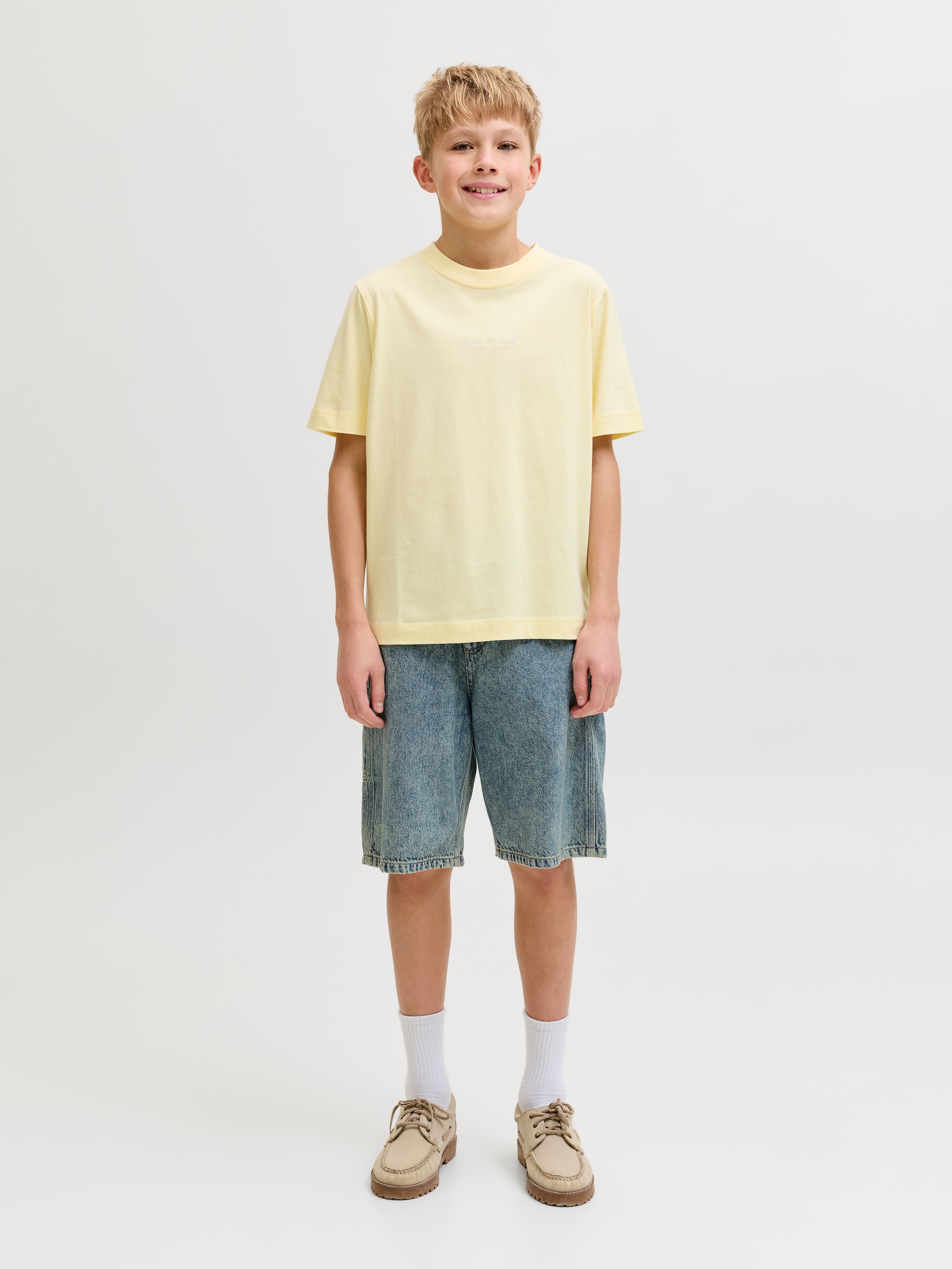 Jack & Jones Junior Shorts »JJIALEX JJCARPENTER SHORTS AKM 148 JNR«  mit auffälliger Waschung