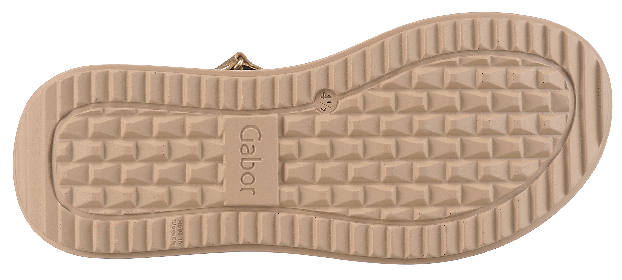 Gabor Sandalette, Plateau, Keil, Riemchensandale mit Best Fitting-Ausstattung