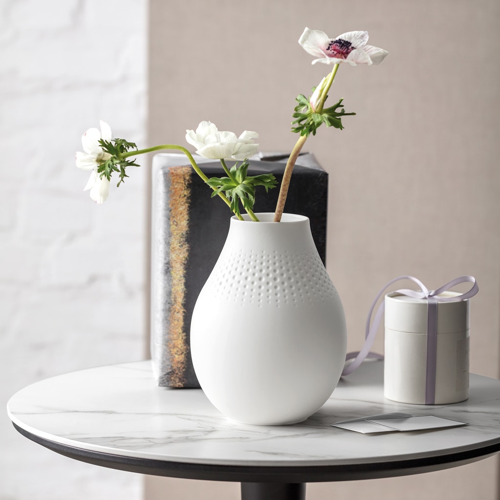 Villeroy & Boch Dekovase »Vase Perle Manufacture Collier 20 cm«