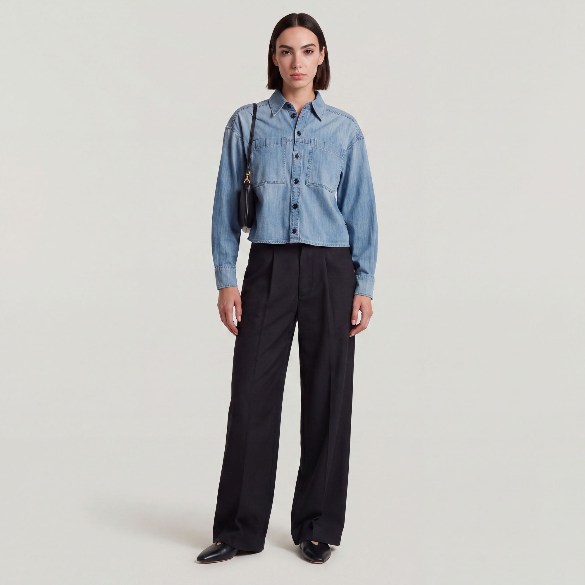 G-STAR Chinohose »Fluid Wide Leg Hose«