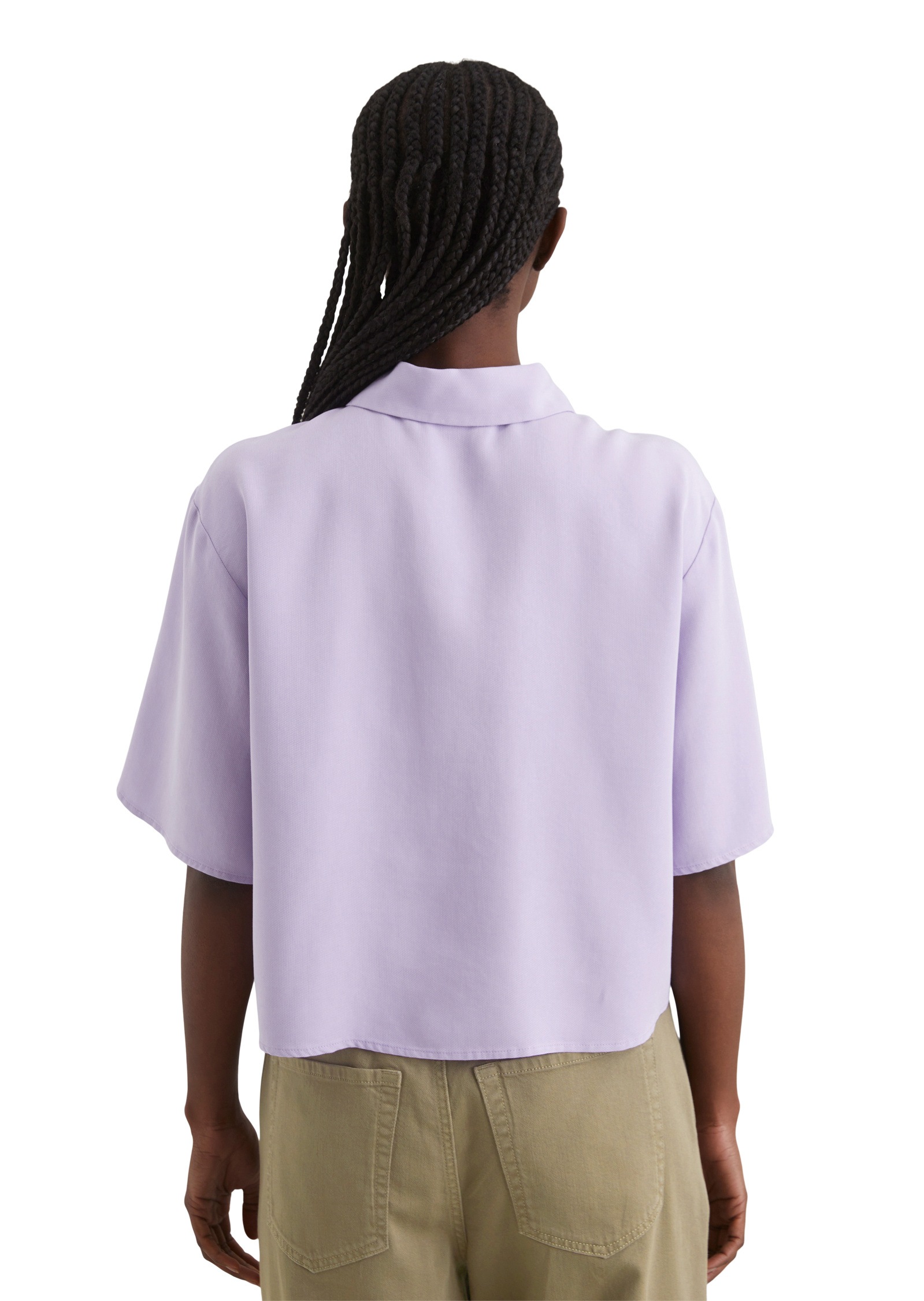 Marc O'Polo DENIM Kurzarmbluse »aus TENCEL™ Lyocell«