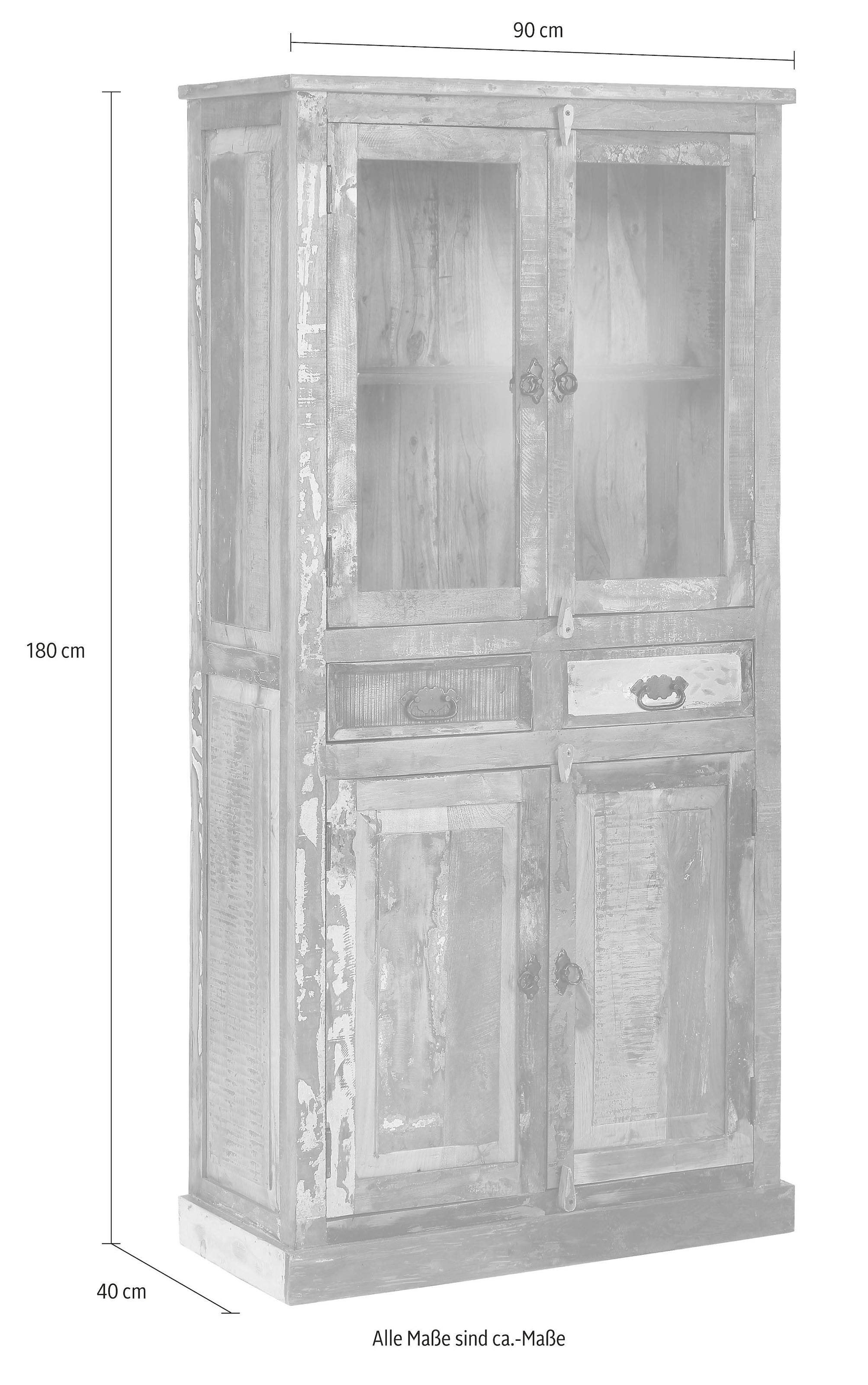 SIT Vitrine »Riverboat«, Höhe 180 cm, Shabby Chic, Vintage | BAUR