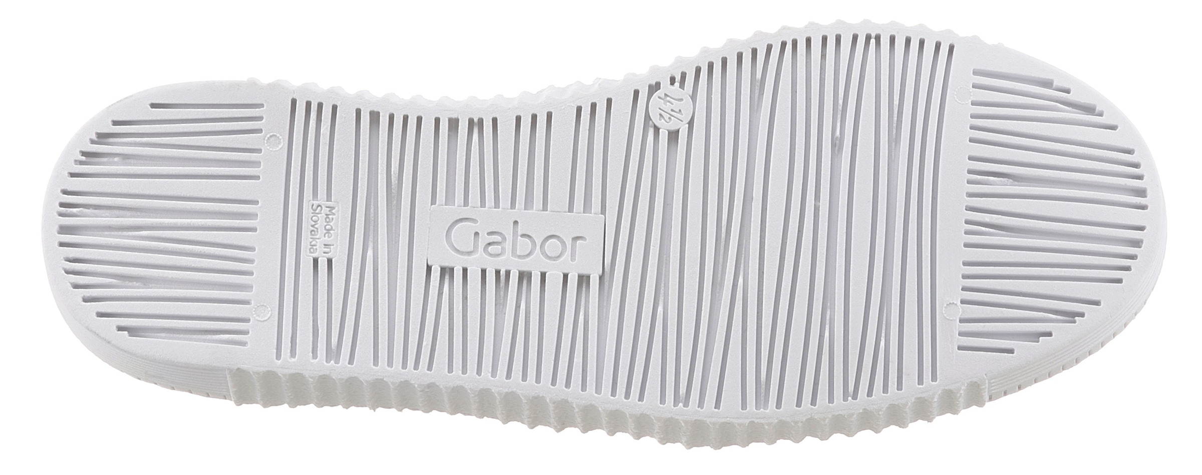Gabor Slip-On Sneaker, Schnürschuh, Halbschuh, Slipper mit aufgesetzter Zierschnürung