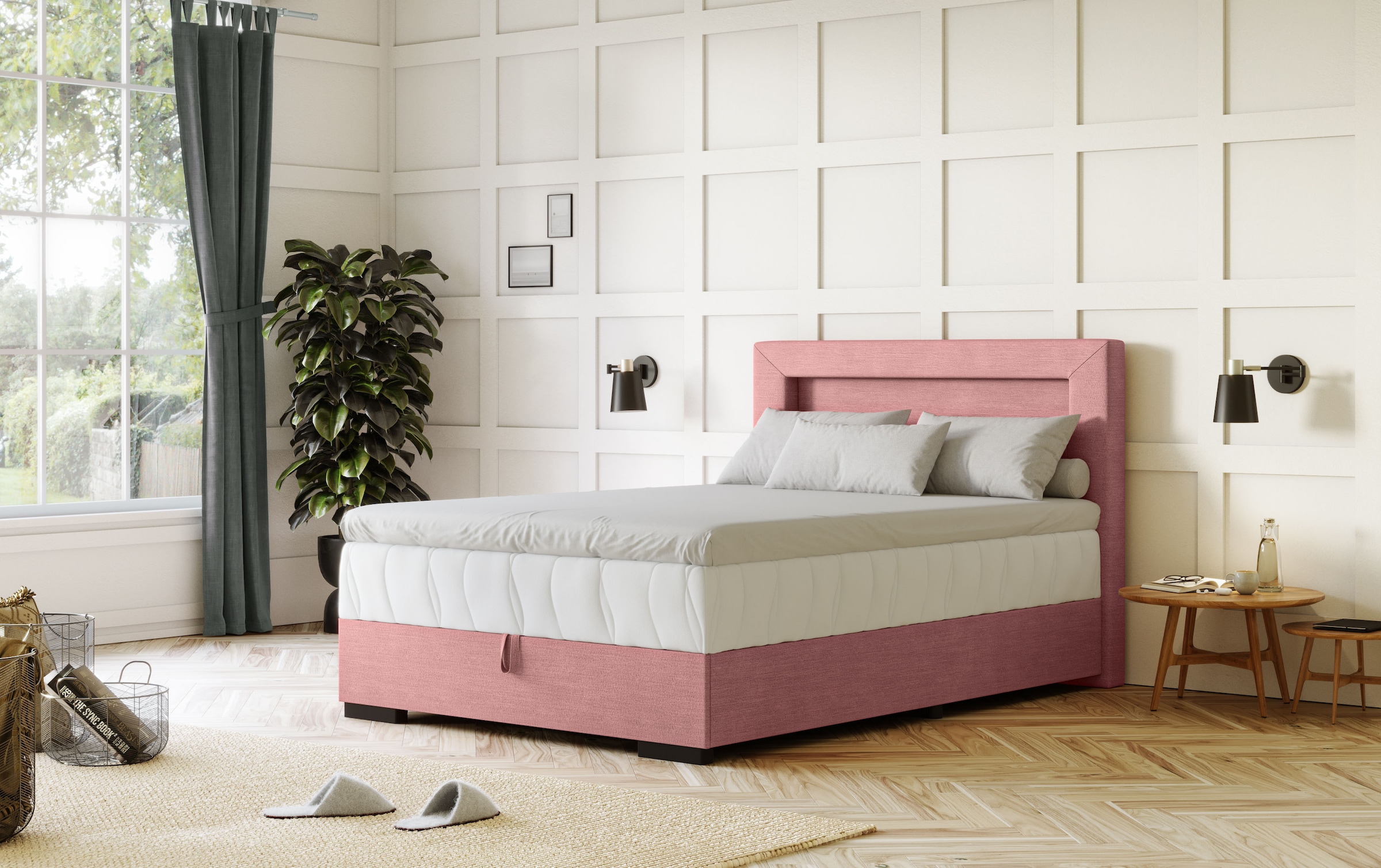 COTTA Boxbett "Kelly" ausgestattet mit LED-Licht, inkl. Bettkasten
