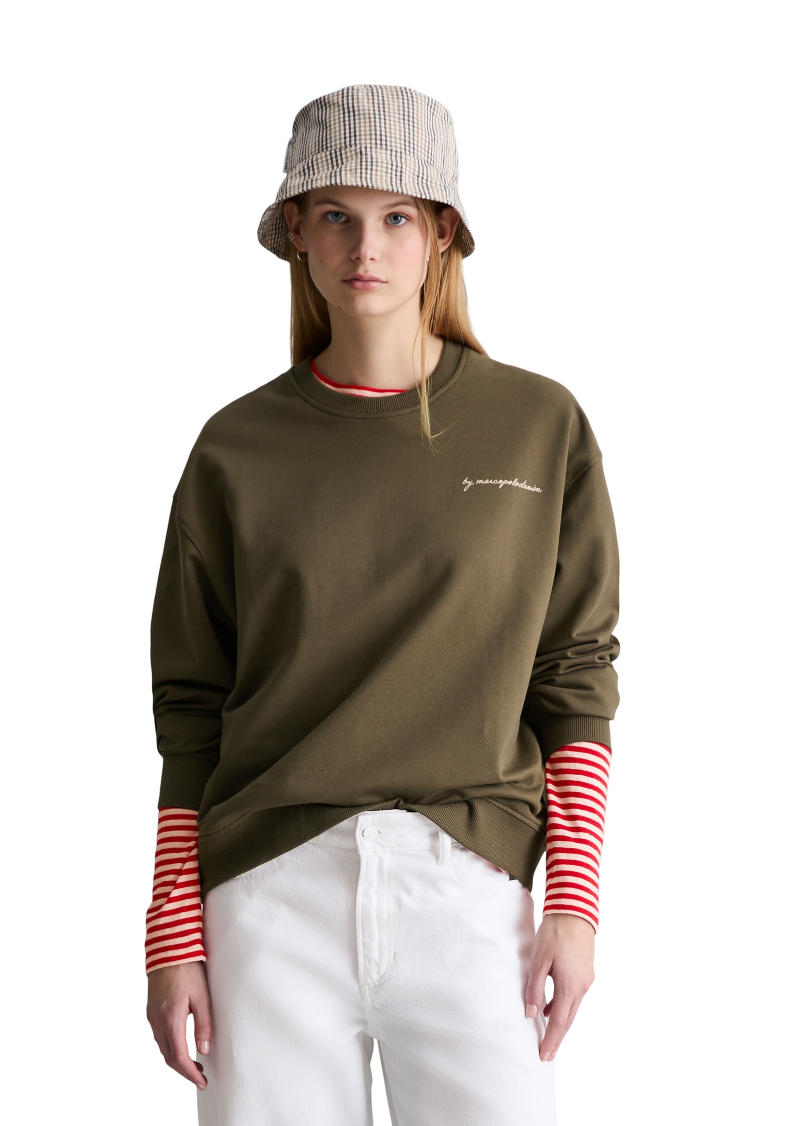 Marc OPolo DENIM Sweatshirt "mit markantem Rückenprint" günstig online kaufen