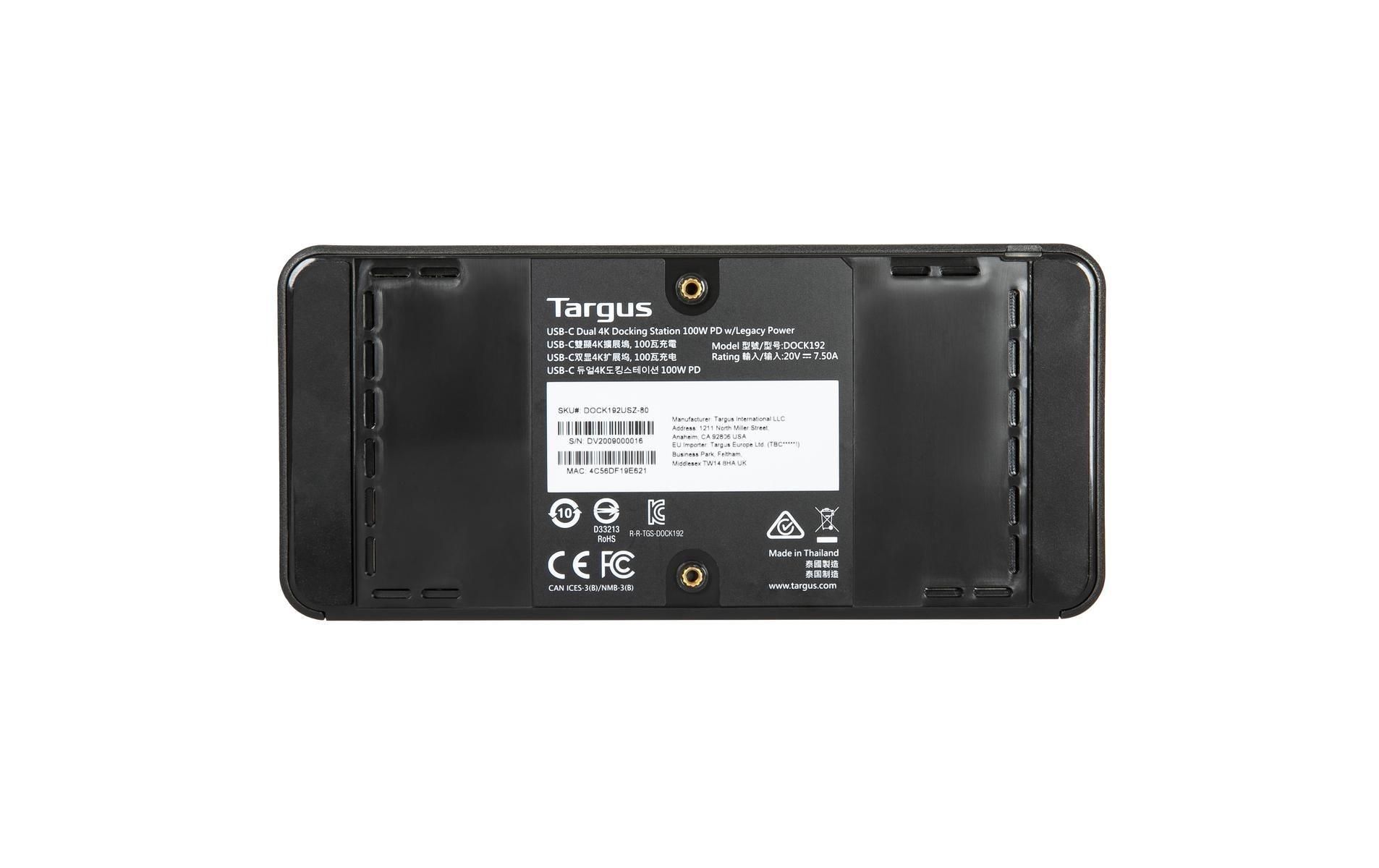 Targus USB-Adapter »USB-C Dual 4K 100W«