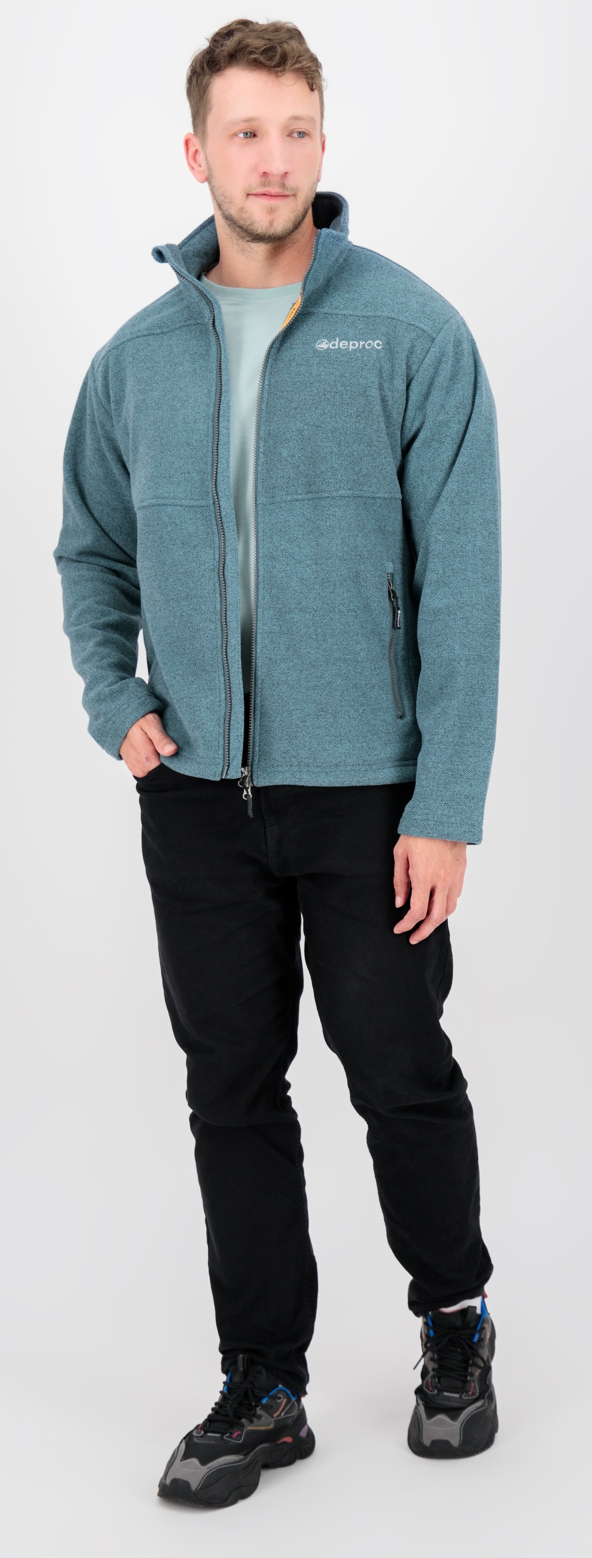 DEPROC Active Strickfleecejacke »SEWARD MN«, mit 2-Wege-Reißverschluss