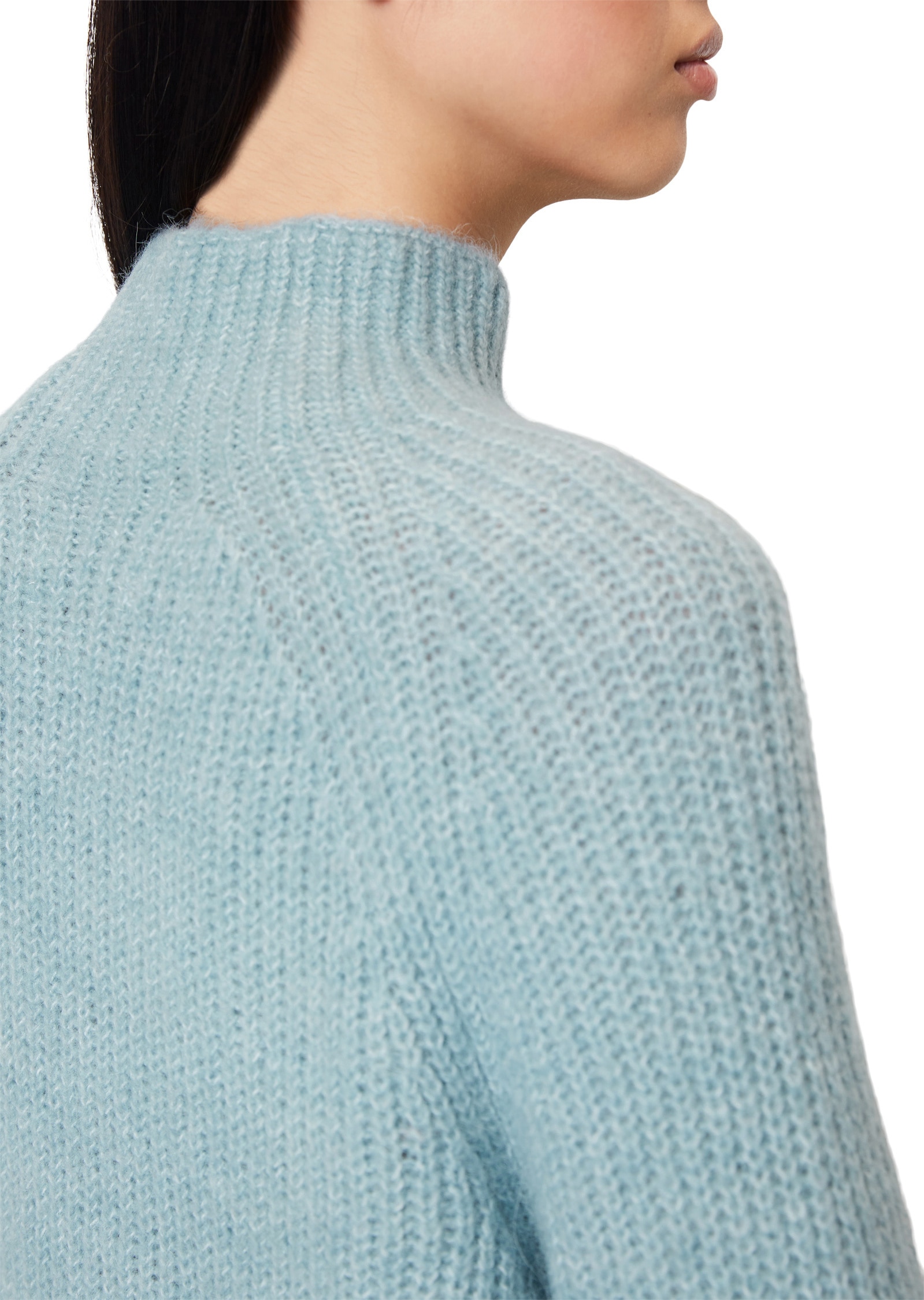 Marc O'Polo Strickpullover »aus flauschigem Schurwolle-Alpakawolle-Mix«