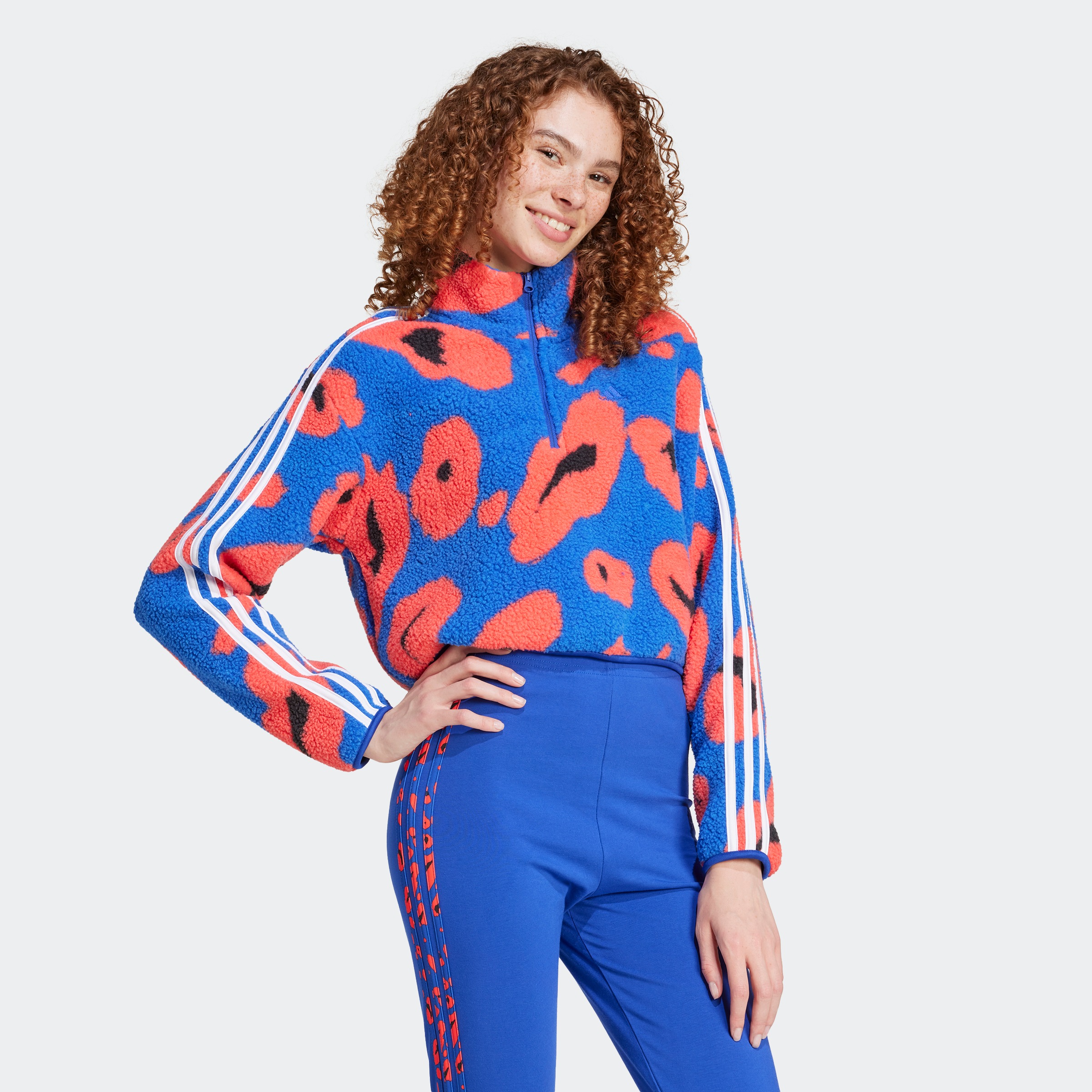 adidas Sportswear Sweatjacke »W ANML 3S 14ZIP«