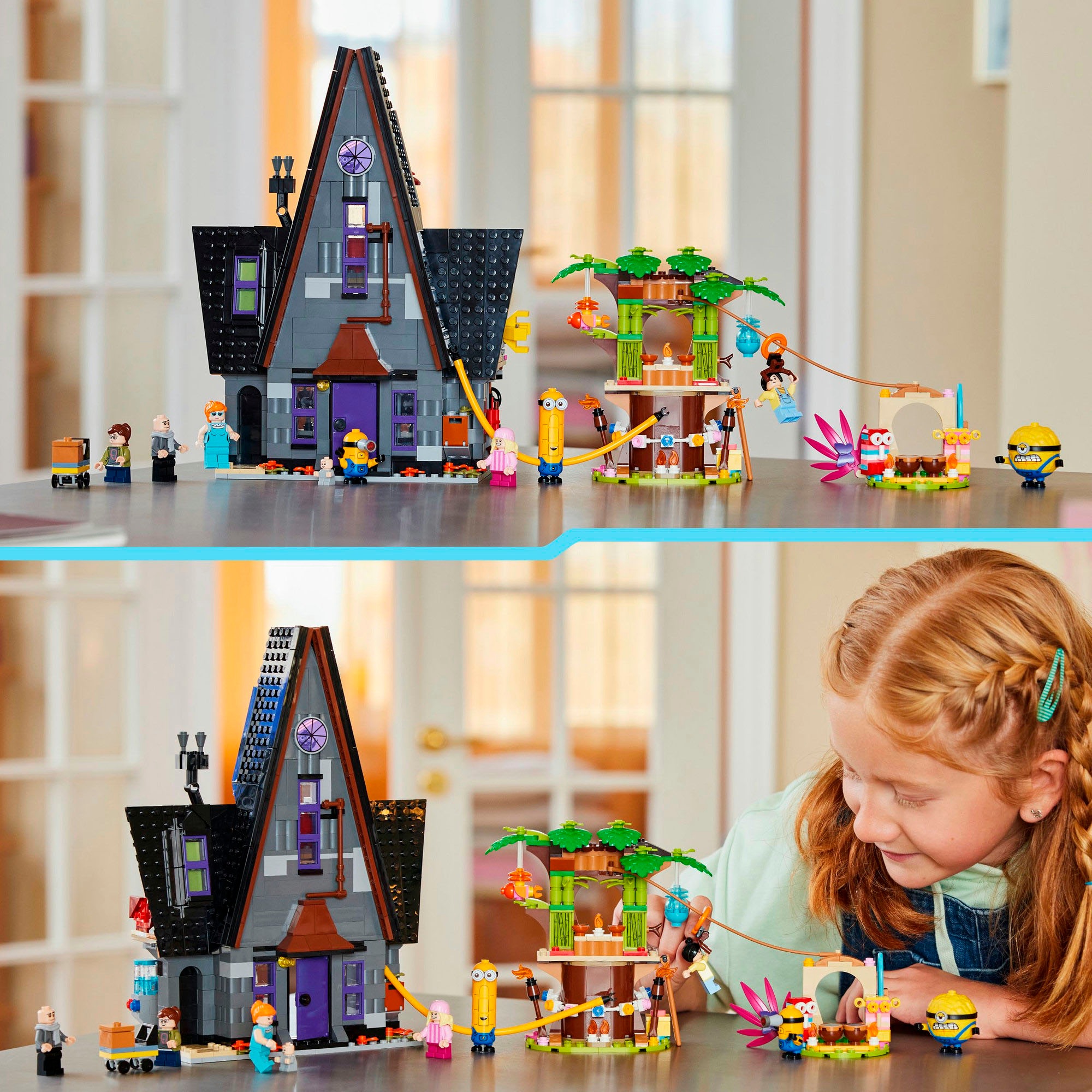 LEGO® Konstruktionsspielsteine »Familienvilla von Gru und den Minions (75583), LEGO Despicable Me«, (868 St.), Made in Europe