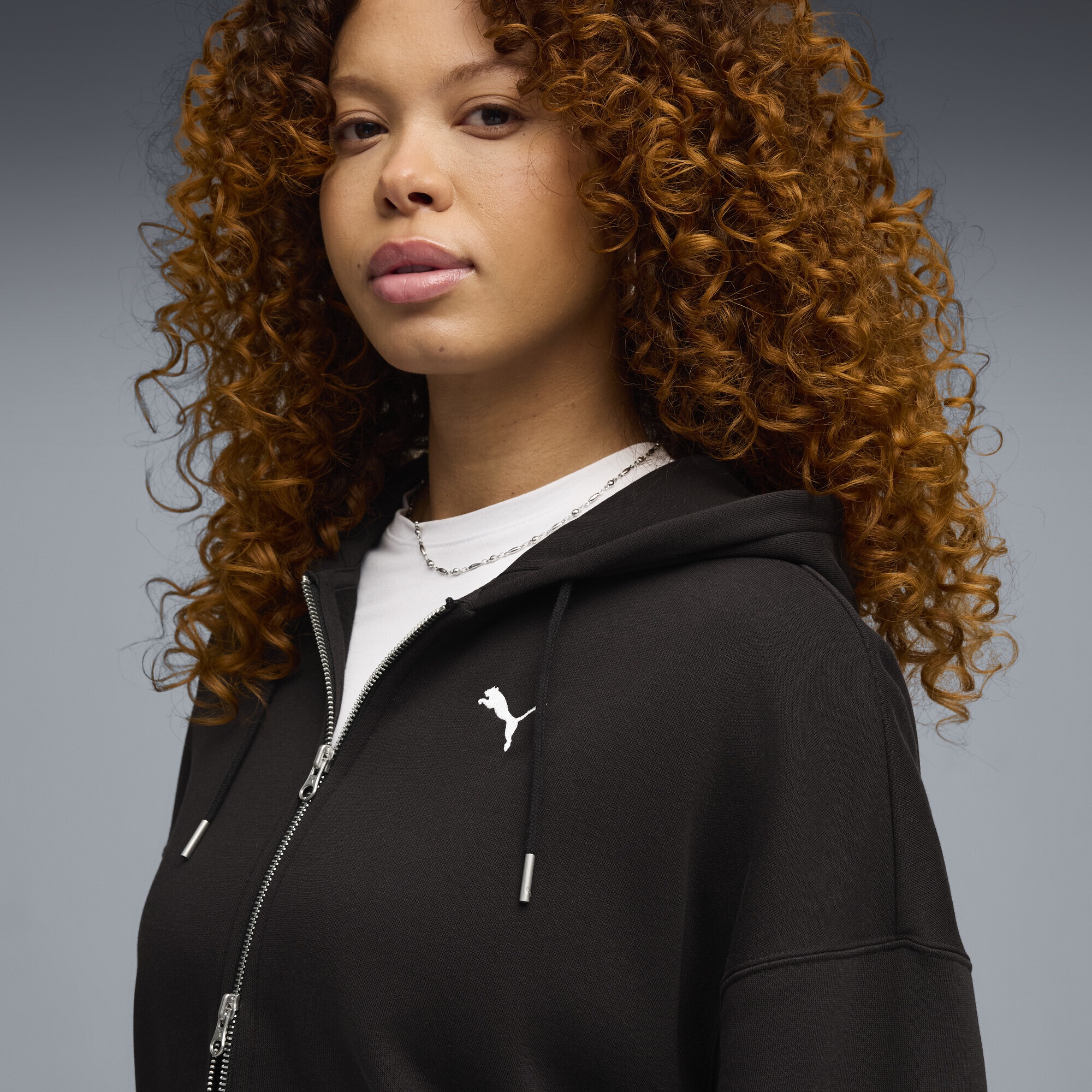 Thumbnail - PUMA Hoodie "Essentials Oversized Fleece Kapuzenjacke Damen"
