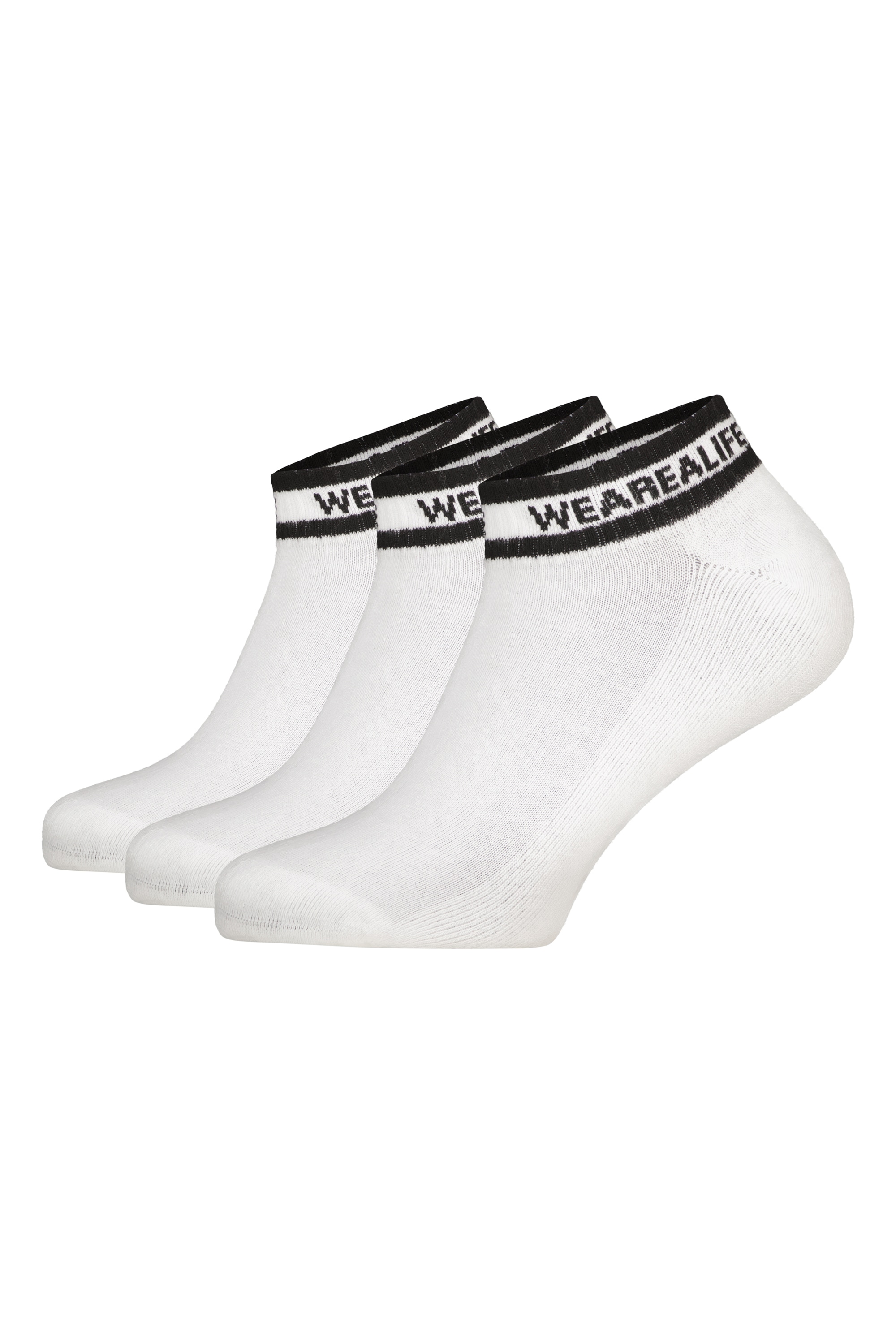 Alife & Kickin Socken kurze sportliche Socken mit Steifen, aus Baumwolle mit weichem Bund