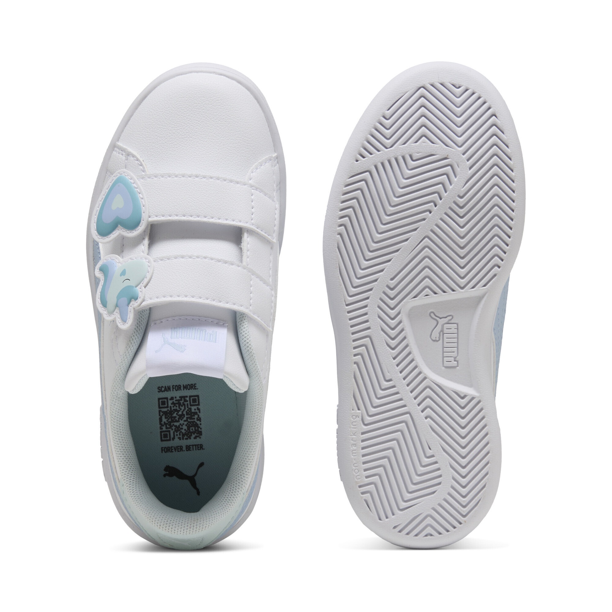 PUMA Smash 3.0 Badges Sneaker White Size 29 3