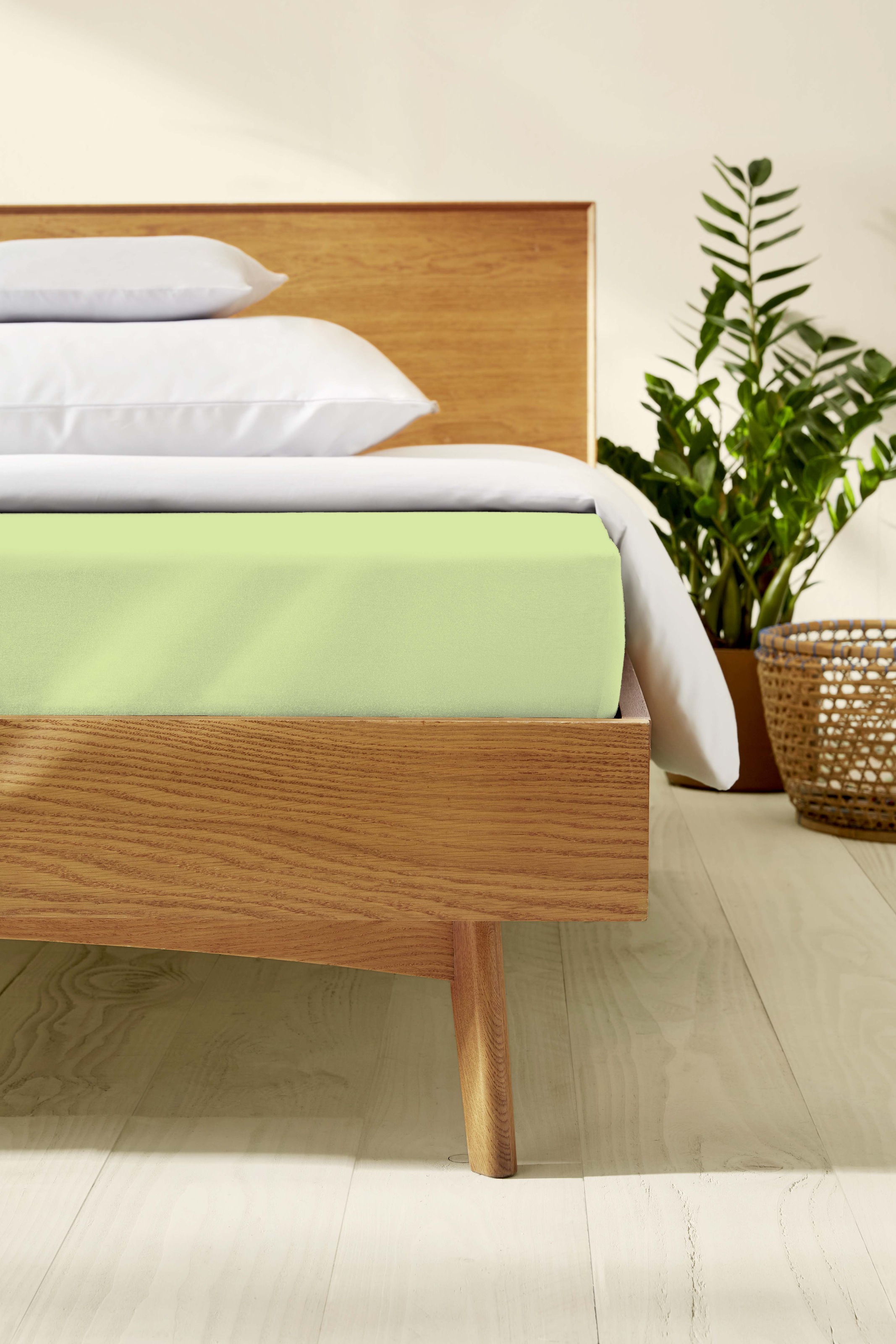 Kaeppel Spannbettlaken »Single Jersey Mako Elasthan«, aus 97% Baumwolle und 3% Elasthan