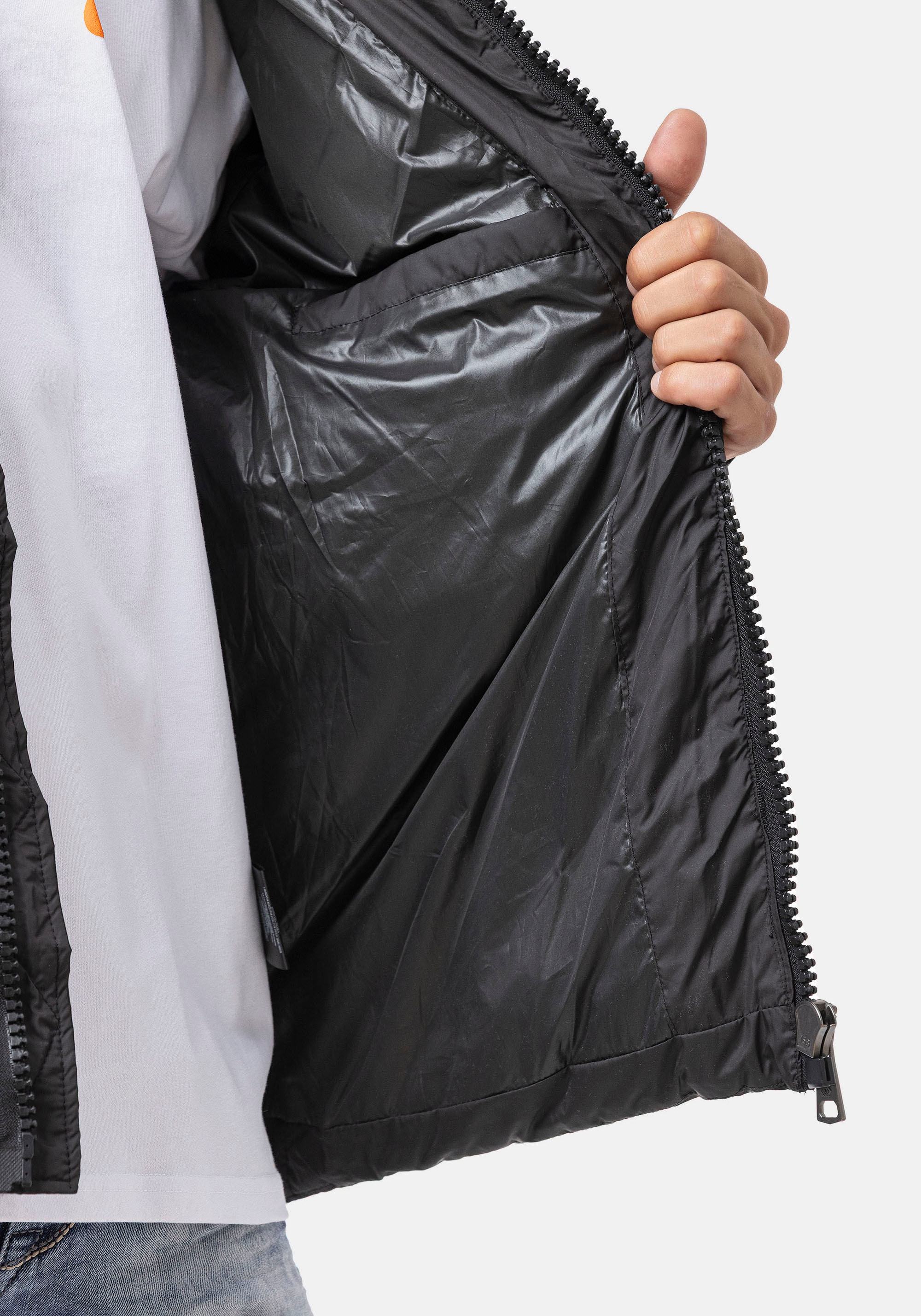 Cipo & Baxx Steppjacke mit Kapuze