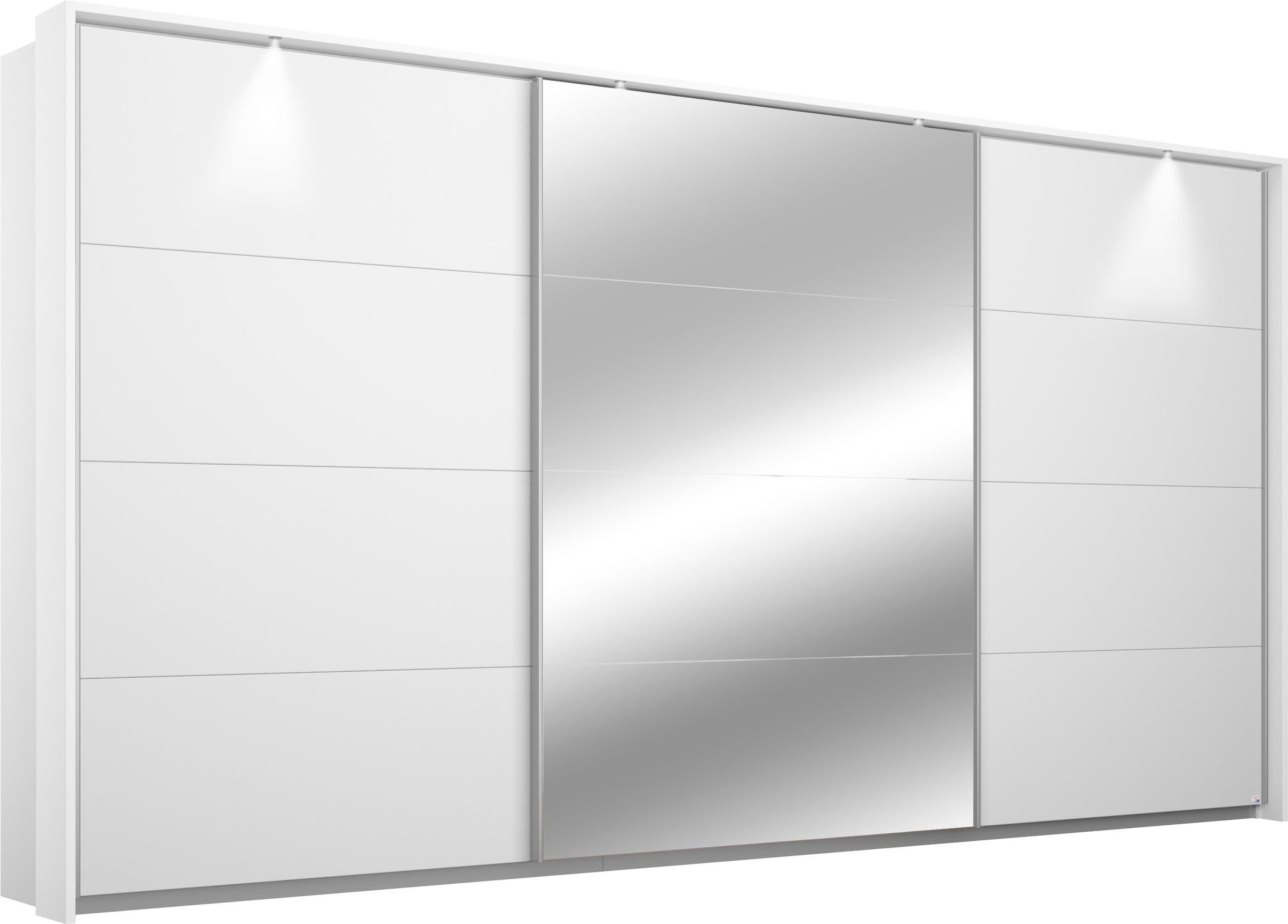 OTTO home Kleiderschrank "Mehrzweckschrank Aktenschrank Möbel Mietswohnung Schlafzimmer CORTONA" erhältlich in Breite 211/278/323/368 cm, Höhe: 214/233 cm, inkl. Passepartout und Zubehör, optionale Beleuchtung MADE IN GERMANY