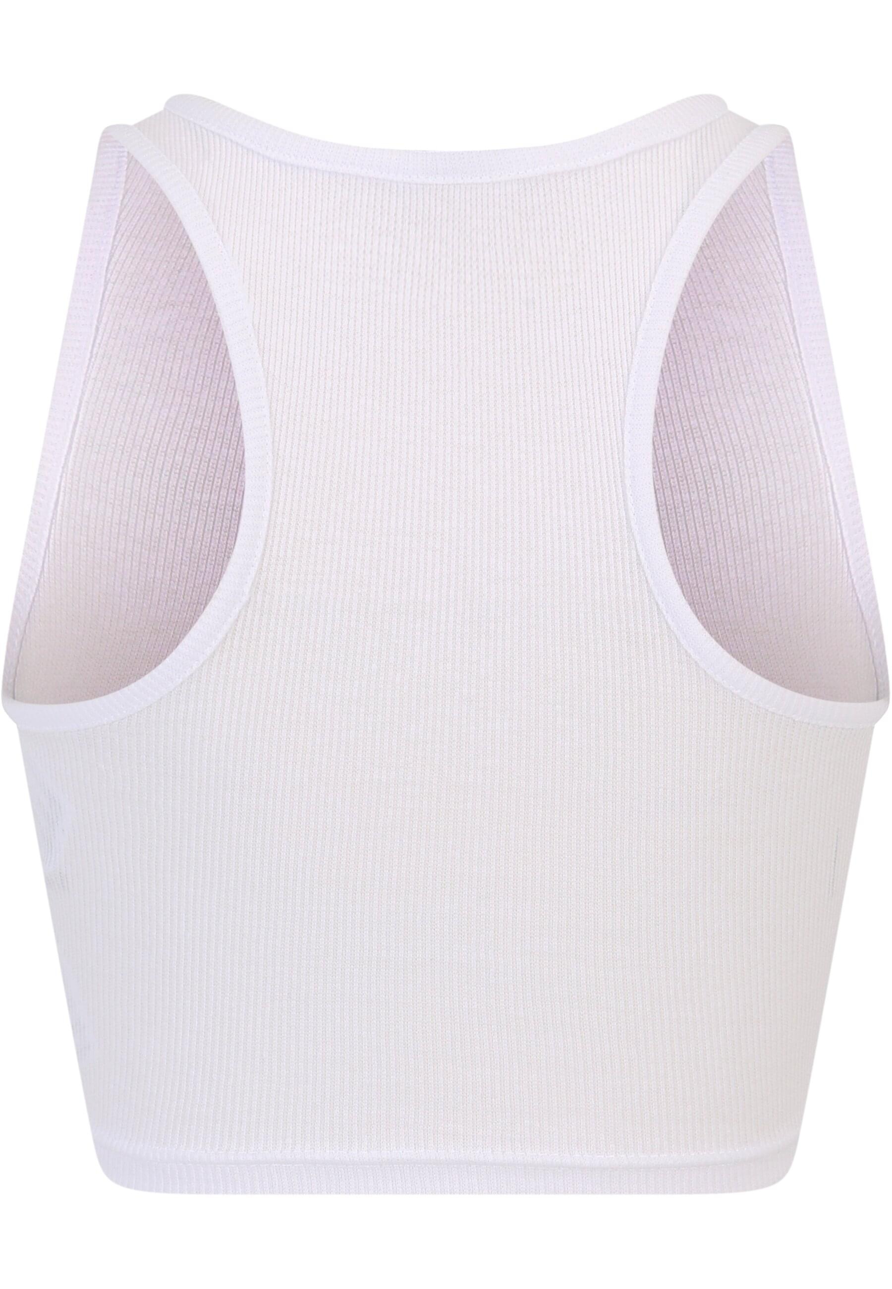 URBAN CLASSICS Muskelshirt »Urban Classics Damen Ladies Cropped Rib Top 2-Pack«, (1 tlg.)