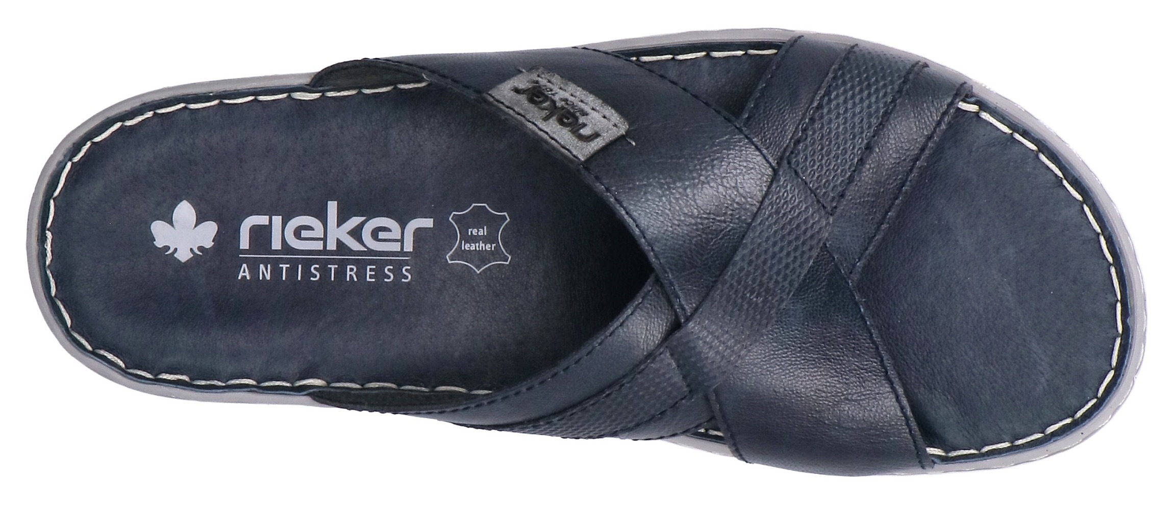 Rieker Pantolette  Sommerschuh, Strandschuh, Schlappen, Hausschuh mit Label