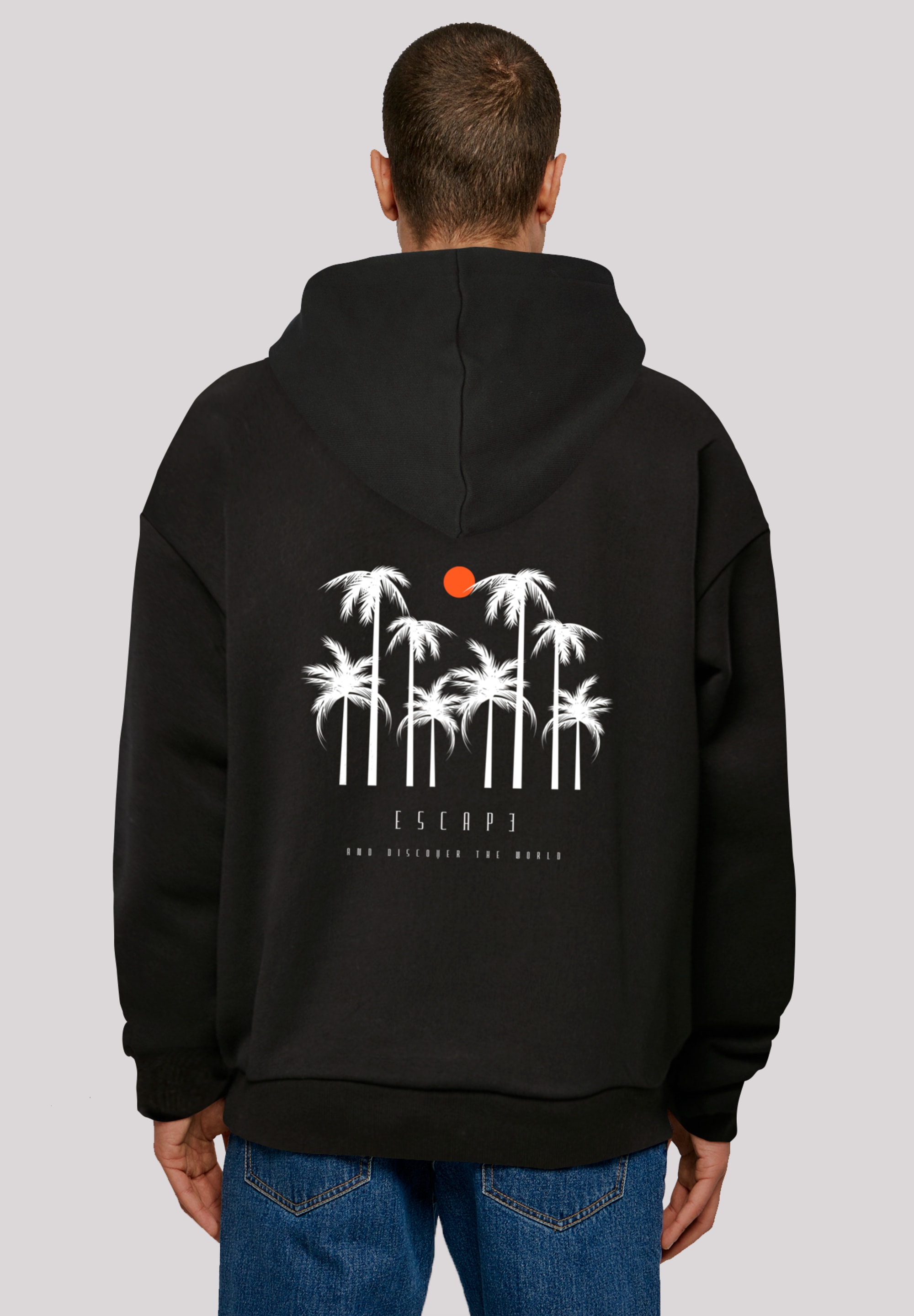 F4NT4STIC Kapuzenpullover "Escape Discover the World Palm Trees", Discover günstig online kaufen
