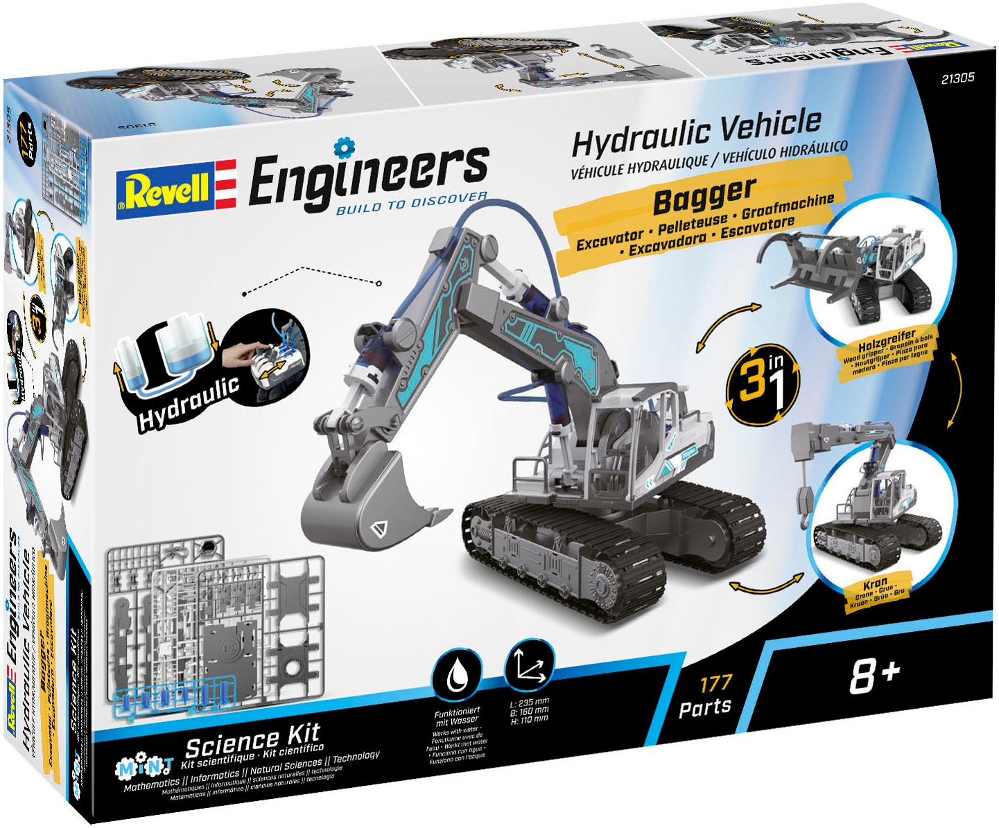 Revell® RC-Bagger »Revell Engineers, Hydraulischer Bagger«