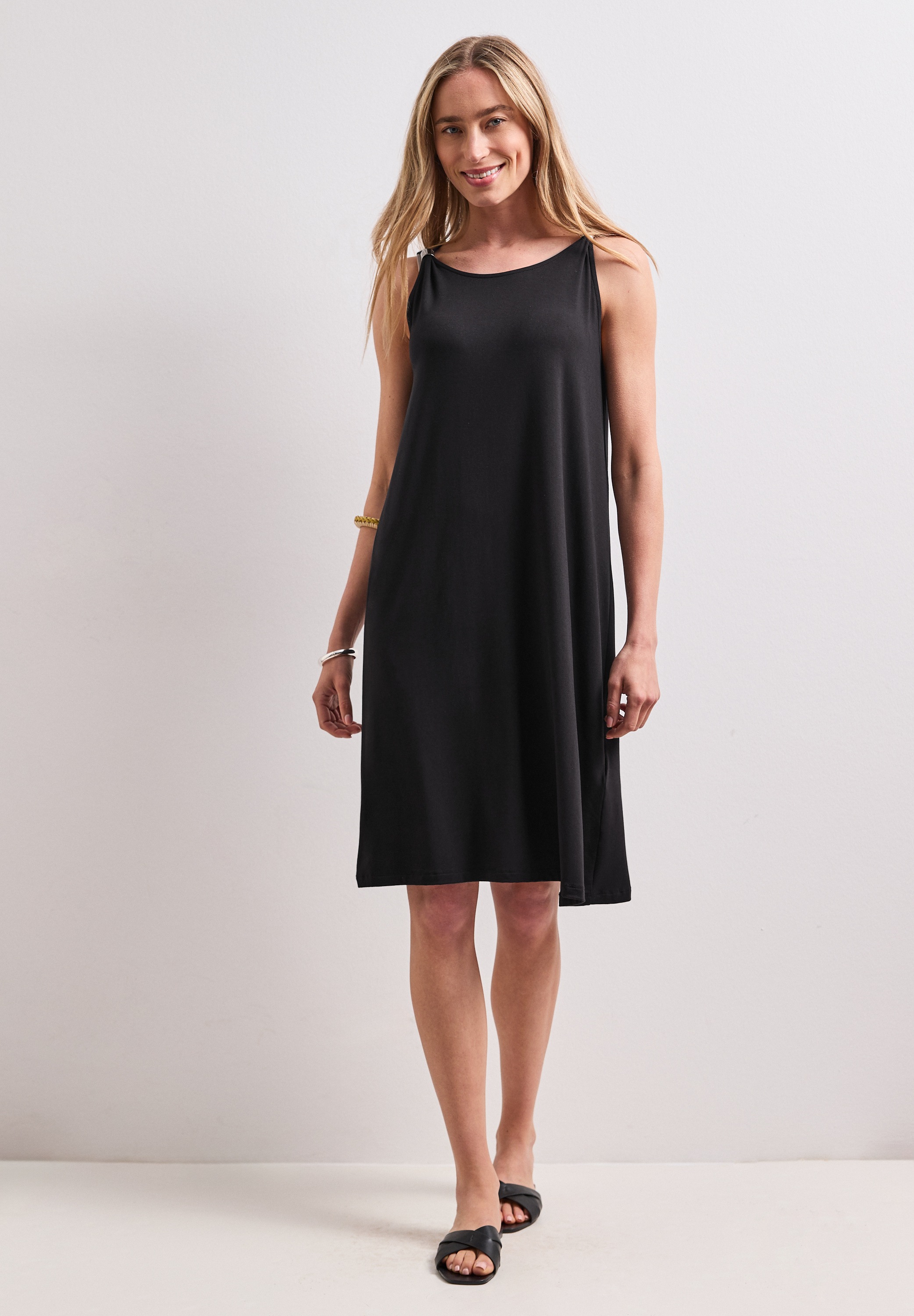 STREET ONE Midikleid Ohne Taschen aus Viskose