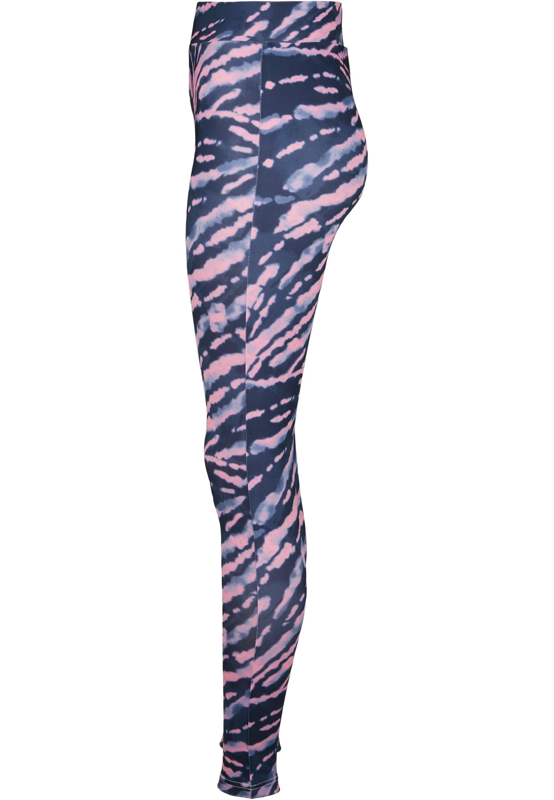 URBAN CLASSICS Leggings »Urban Classics Damen Ladies High Waist Tie Dye Leggings«, (1 tlg.)