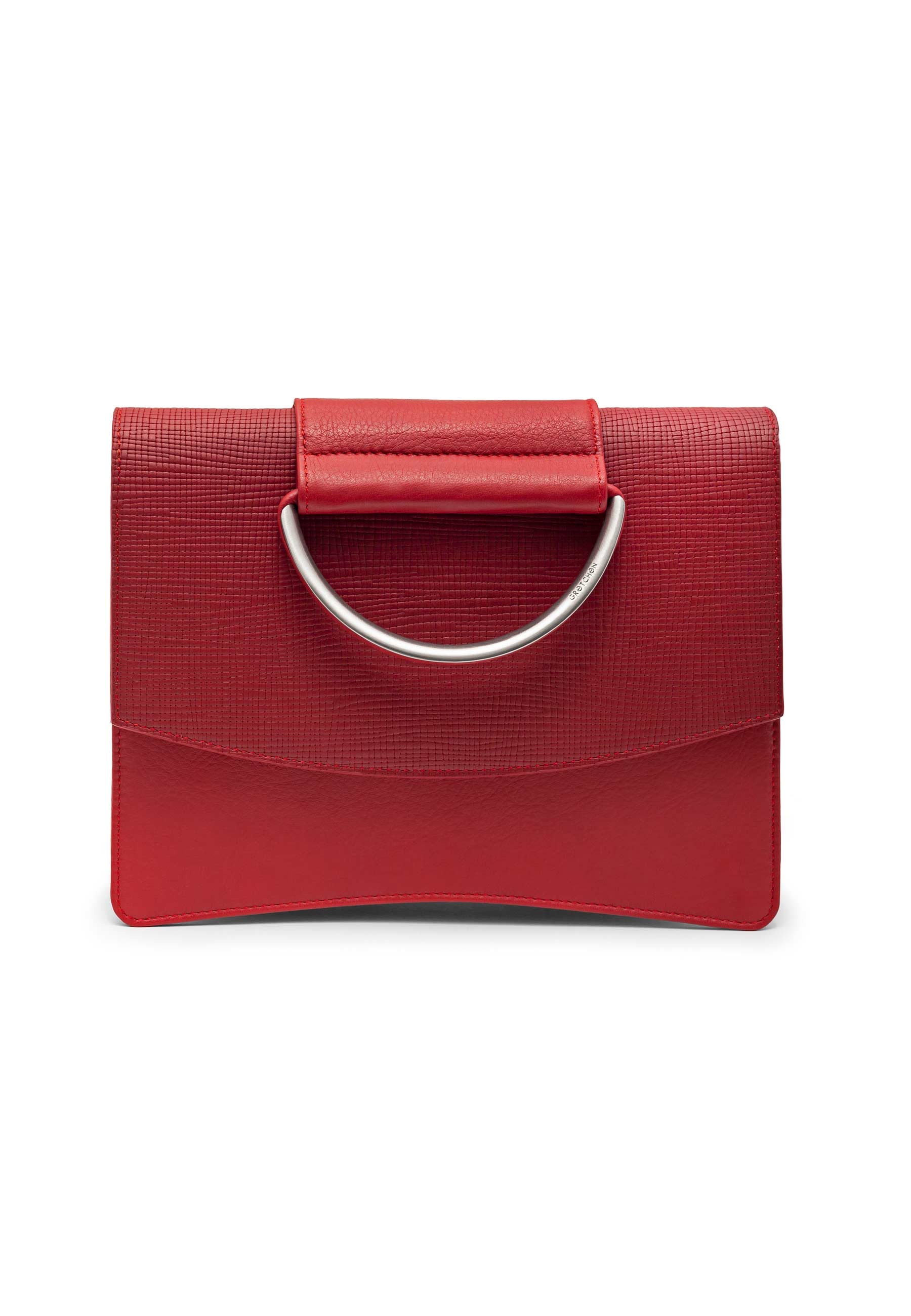 GRETCHEN Schultertasche "Oyster Clutch Three", aus italienischem Kalbsleder günstig online kaufen