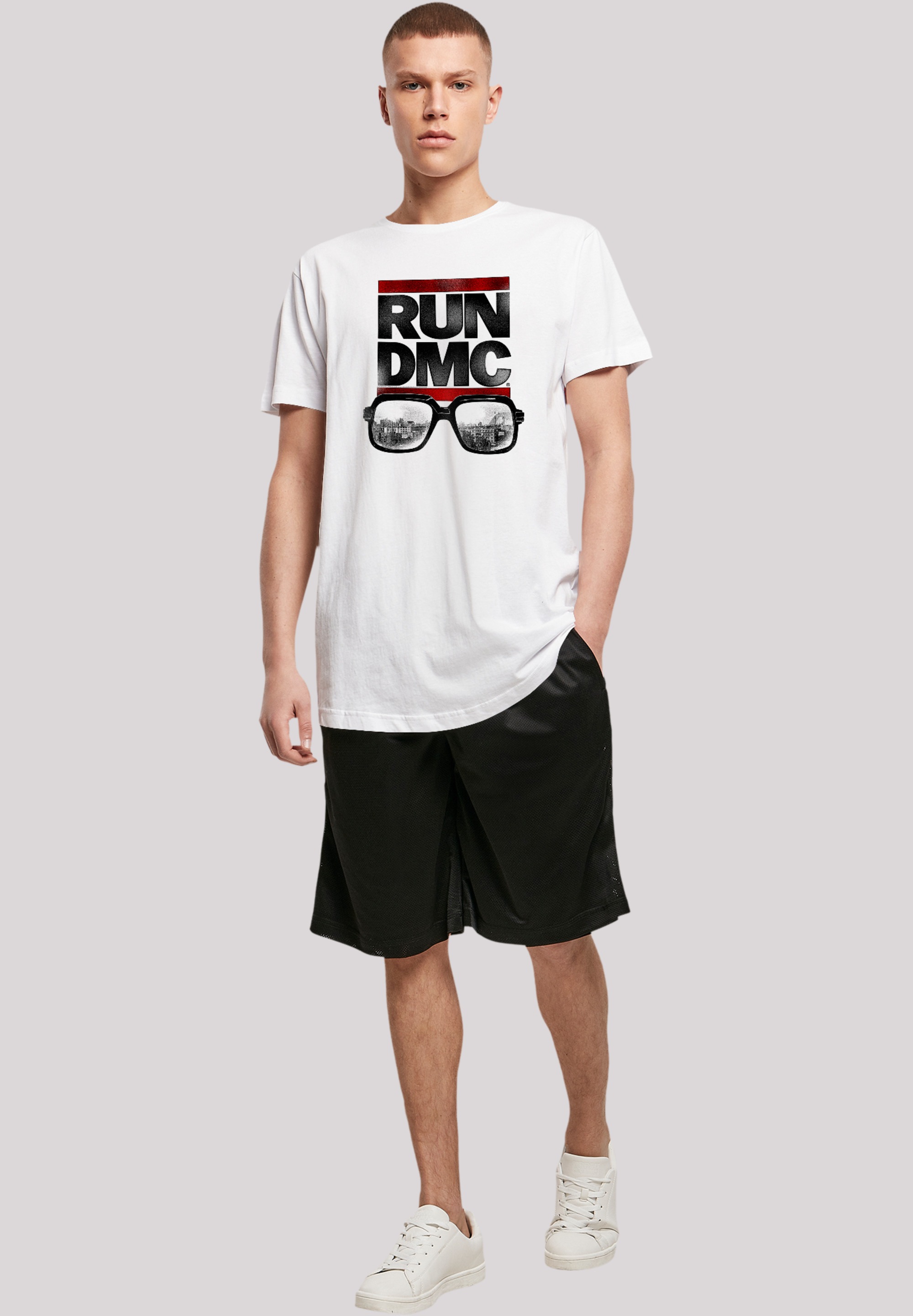 F4NT4STIC T-Shirt »Run DMC Glasses NYC«, Premium Qualität