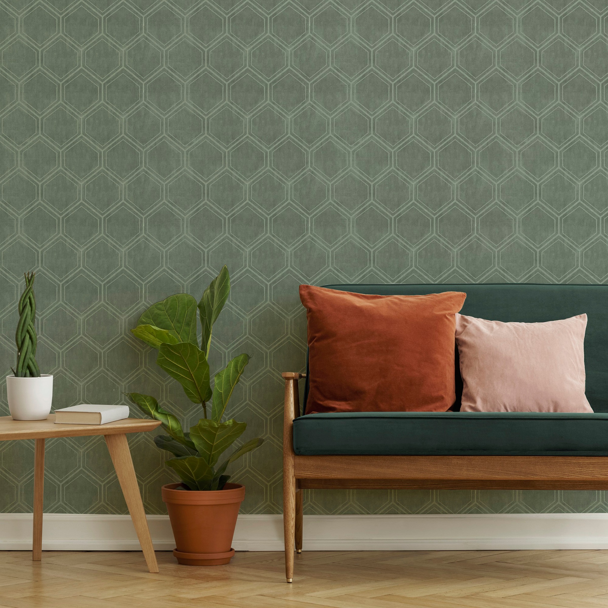 Superfresco Easy Vliestapete »Hexagon« 3D-Optik texturiert 3D-Optik